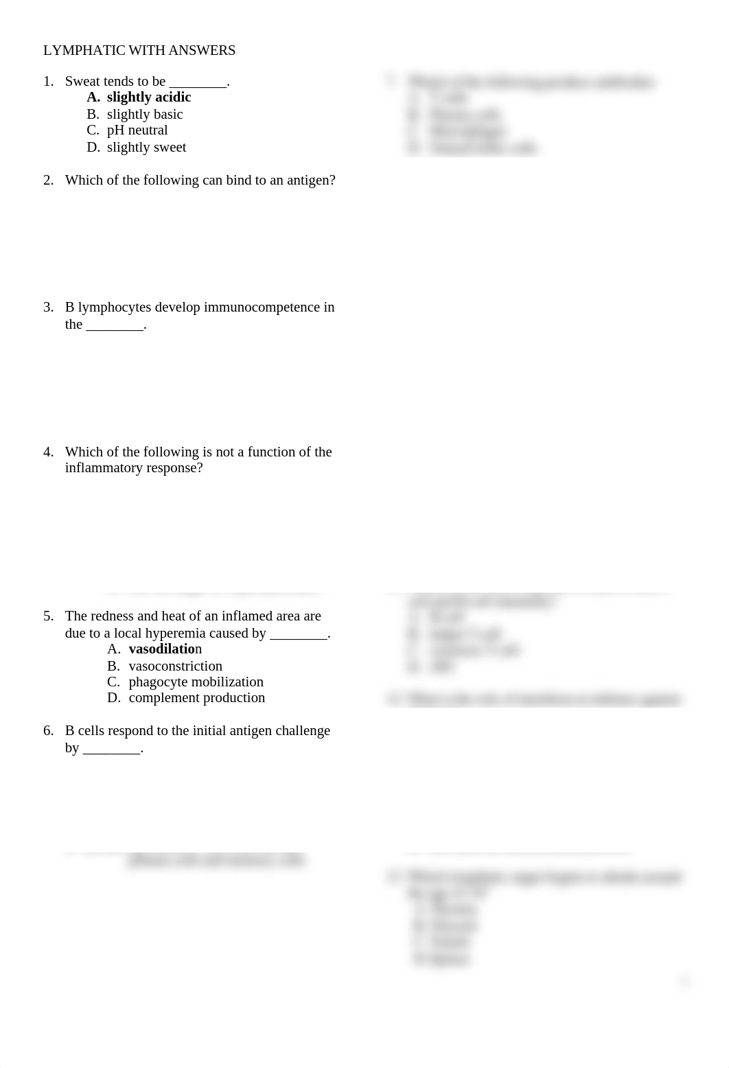 Module 4 lesson 5 lymphatic questions WITH ANSWERS (1).doc_dql6nj6ewg4_page1