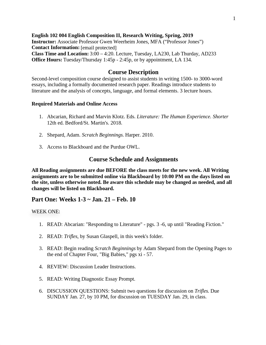 ENG 102 004 SP19 Syllabus Weerheim Jones.docx_dqlbed9jfnj_page1