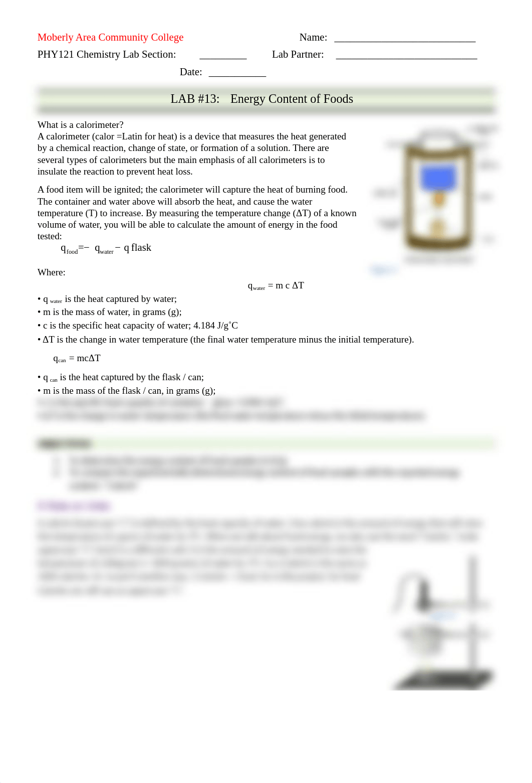 PHY121 LAB 13 Energy Content of Foods_dqlx7dq7knc_page1