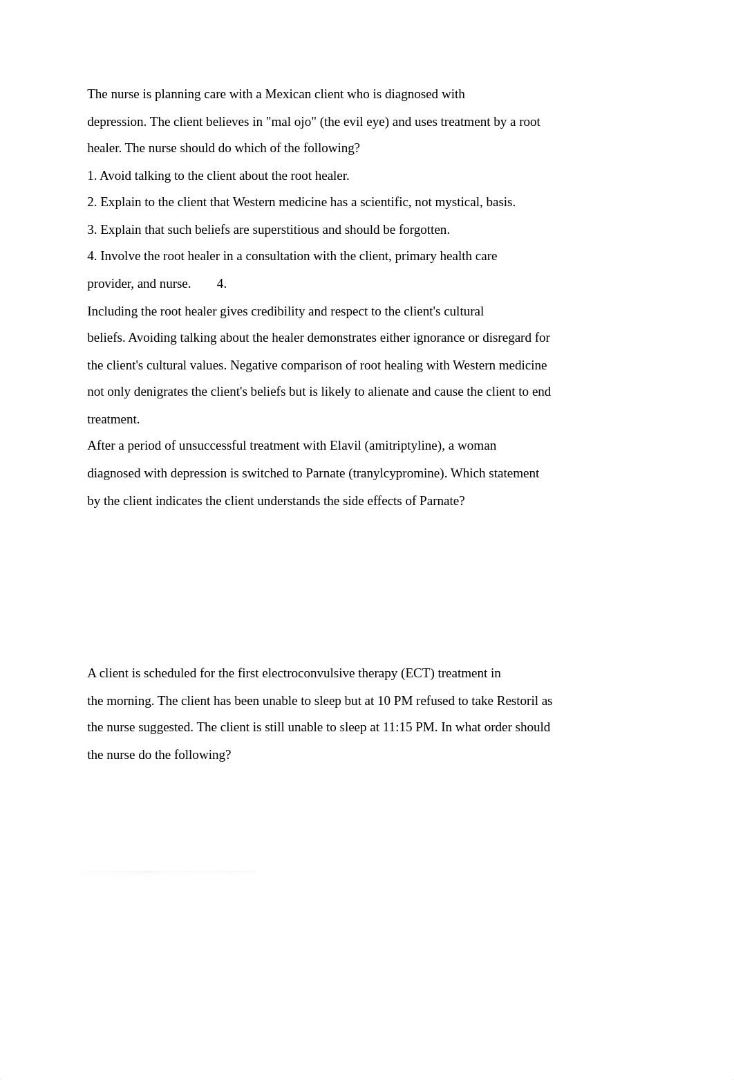 mental health HESI practice questions ( derpession ).docx_dqlxwgmkkya_page1