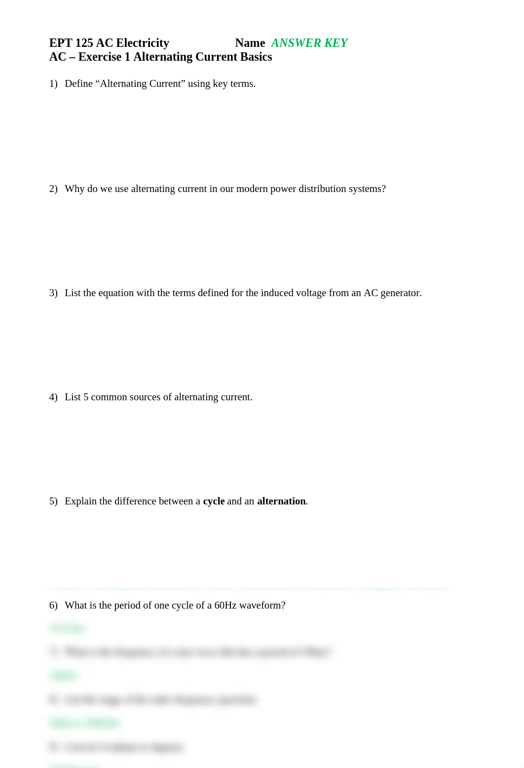 AC - Exercise 1 Alternating Current Basics with Answers.doc_dqm3qi0ooek_page1