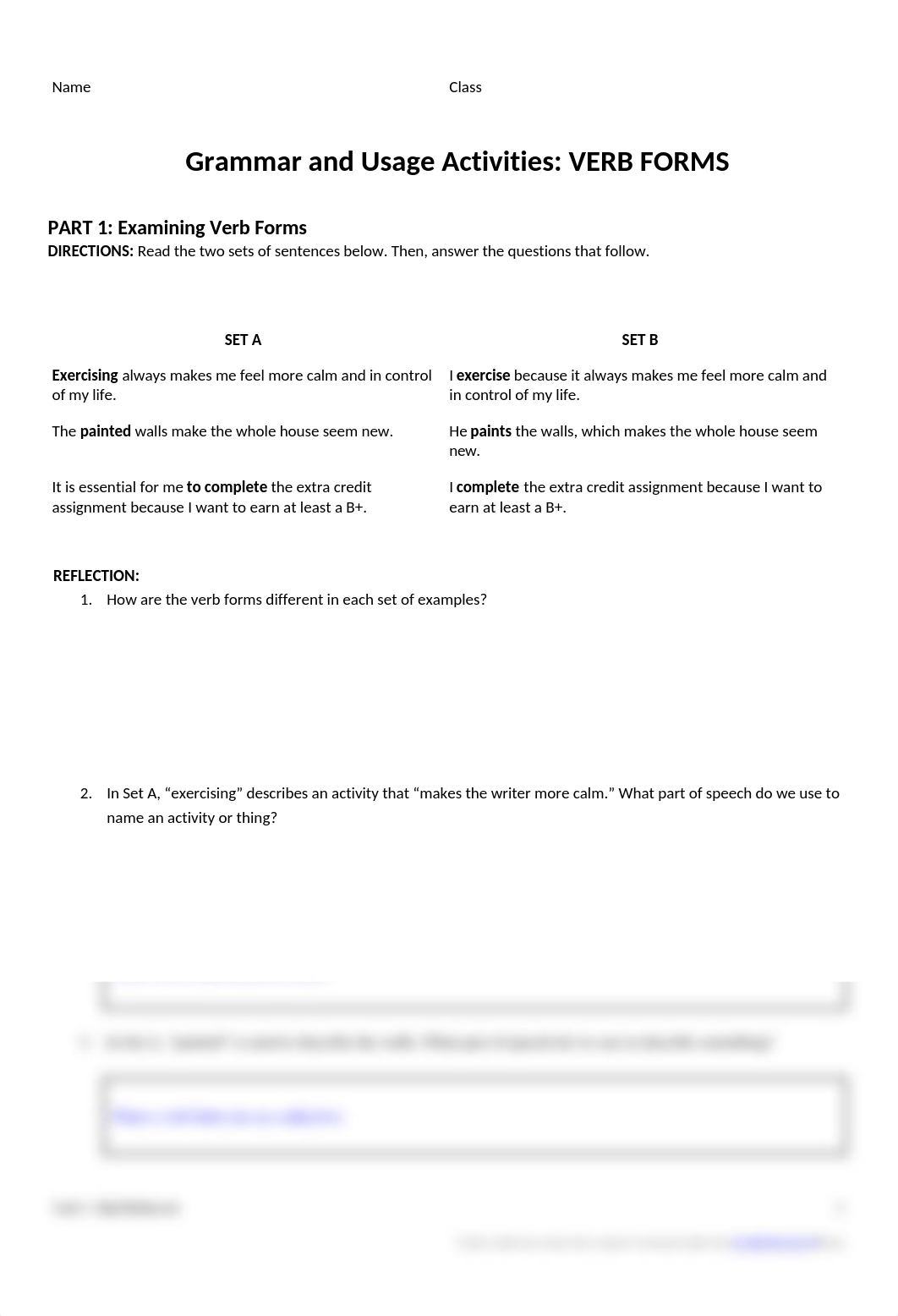 Iyana Goldwire 8G Unit 1 Grammar and Usage Activities_ Verb Forms STUDENT COPY Ed1.0.docx_dqm3r6ijd02_page1