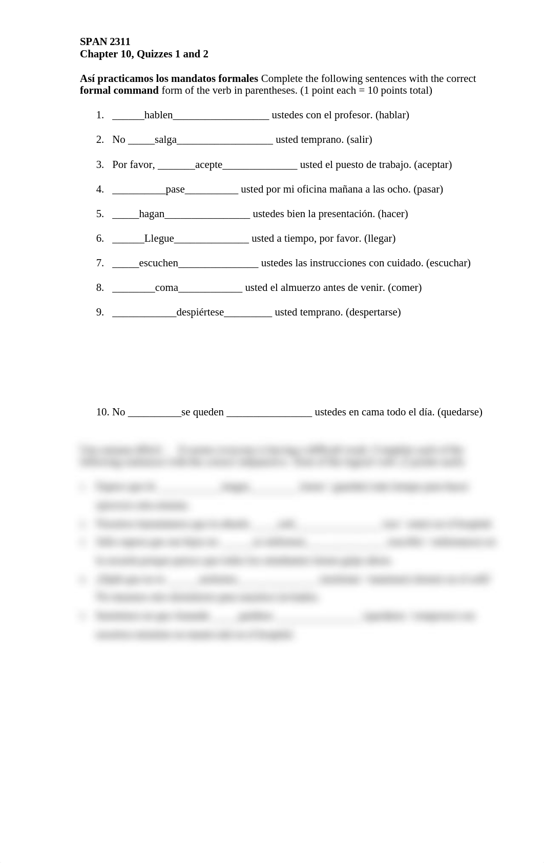 SPAN2311_Chap10_QUIZ1_Commands_Subjunctive.doc_dqmc8k2mknc_page1