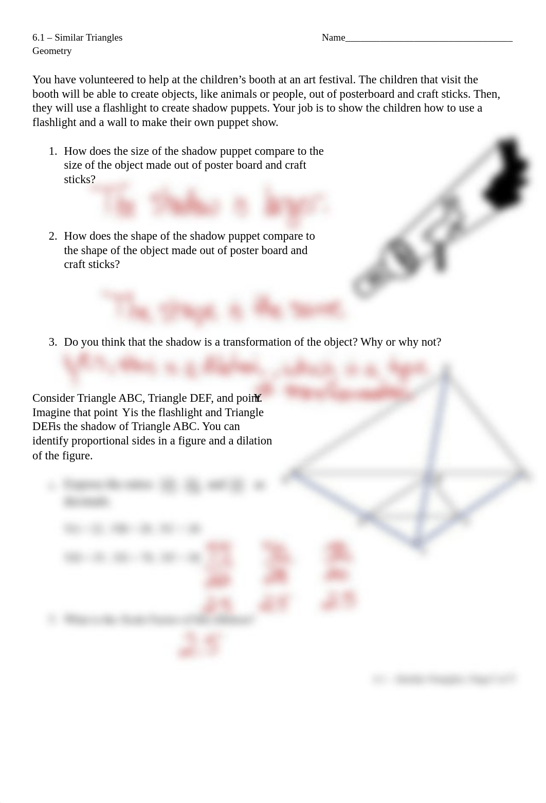 6.1 Similar Triangles Notes KEY (1).pdf_dqmd9oy8qve_page1