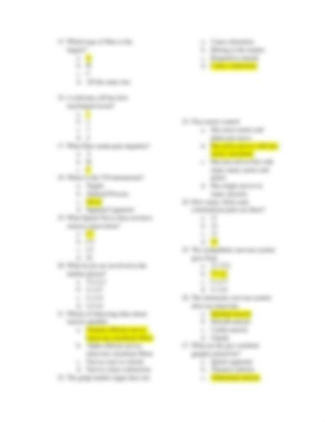 ANAT 1607 Spinal Anatomy - Practice Test 3 (Answers Highlighted)_dqme42ppk82_page2