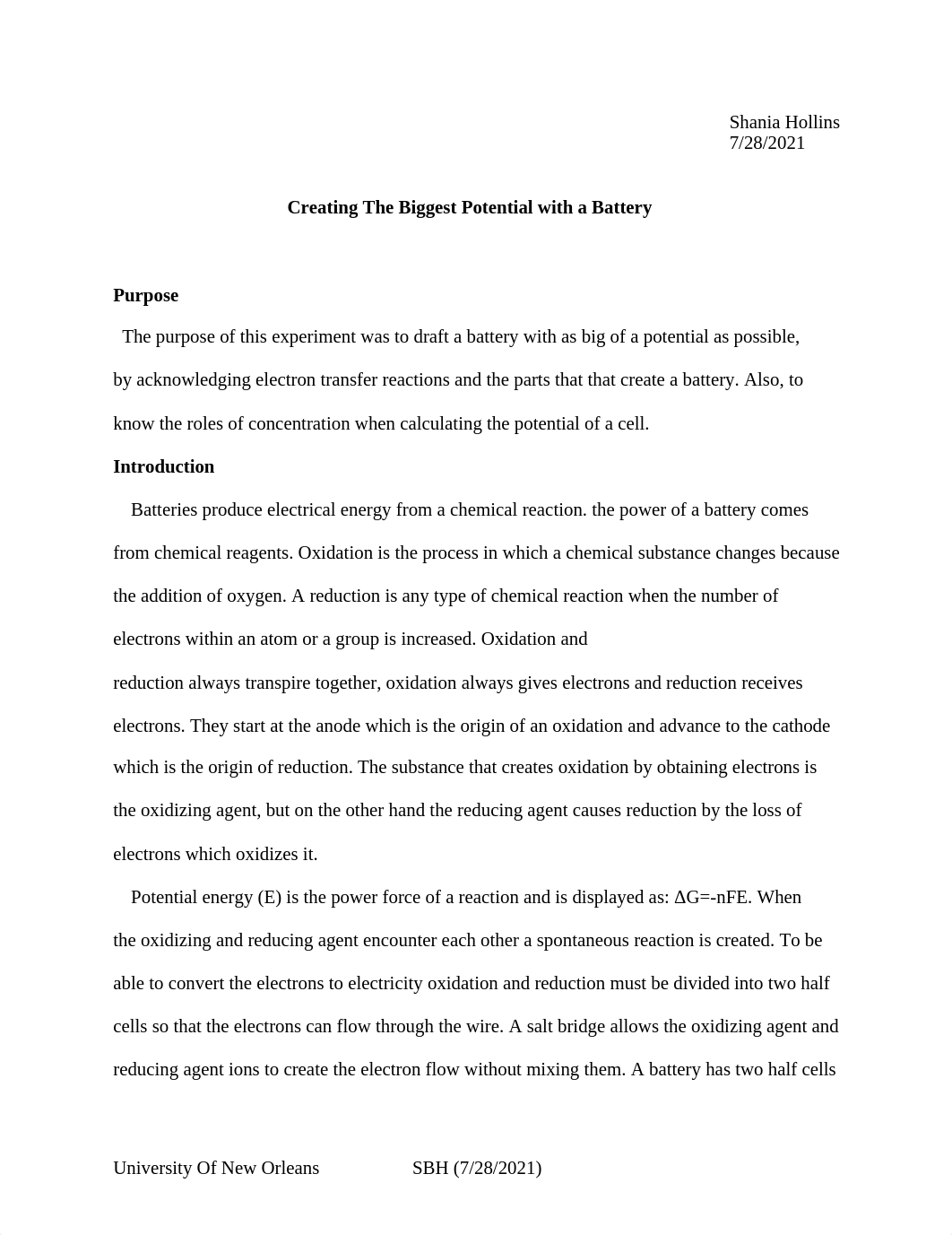 Formal Lab Report for Lab &.docx_dqmrk3f4uq8_page1