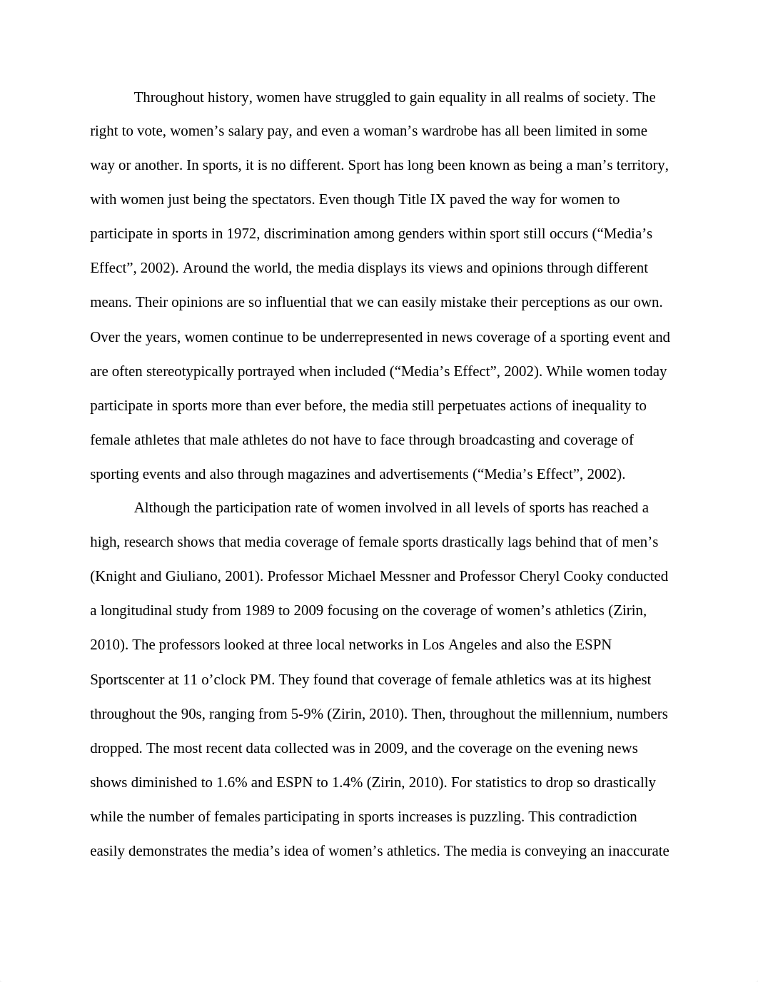 The Effect of the Media on the Portrayal of Women in Sports Essay_dqmy2bxdfrw_page2