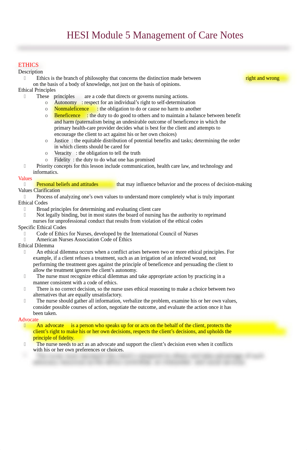 HESI Module 5 Management of Care Notes.docx_dqn2qcureyc_page1