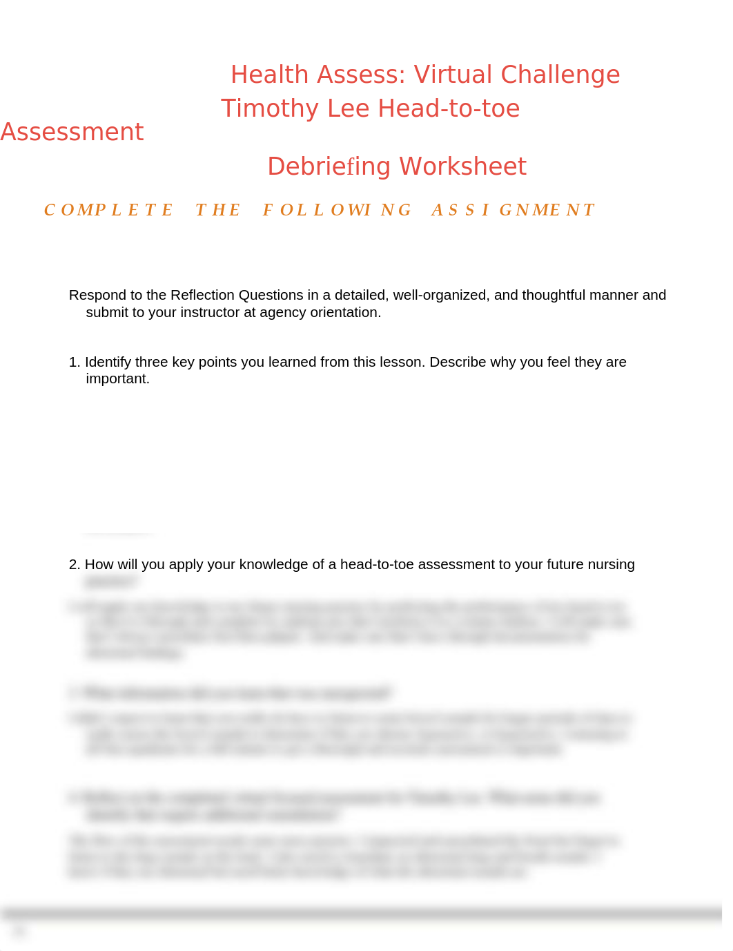 Clinical- ATI HealthAssess Head-to-Toe assessment Reflection Worksheet.docx_dqn9gzat9ar_page1