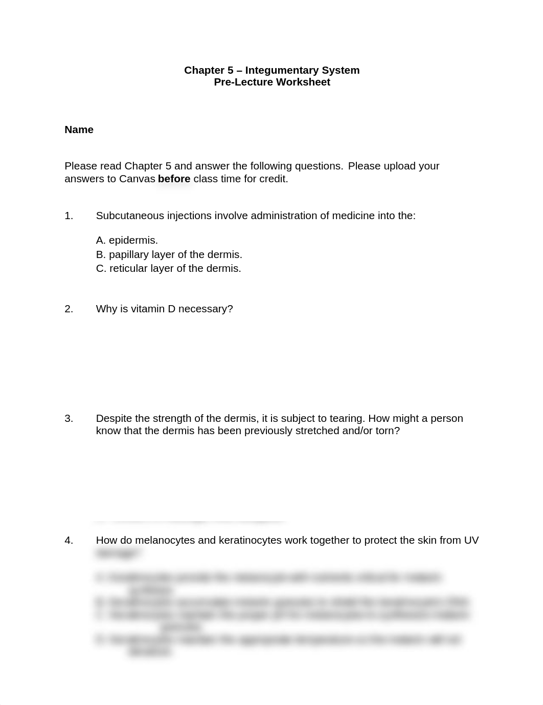 Pre-Lecture Worksheet - Chapter 5 Integumentary System.docx_dqnfinal590_page1