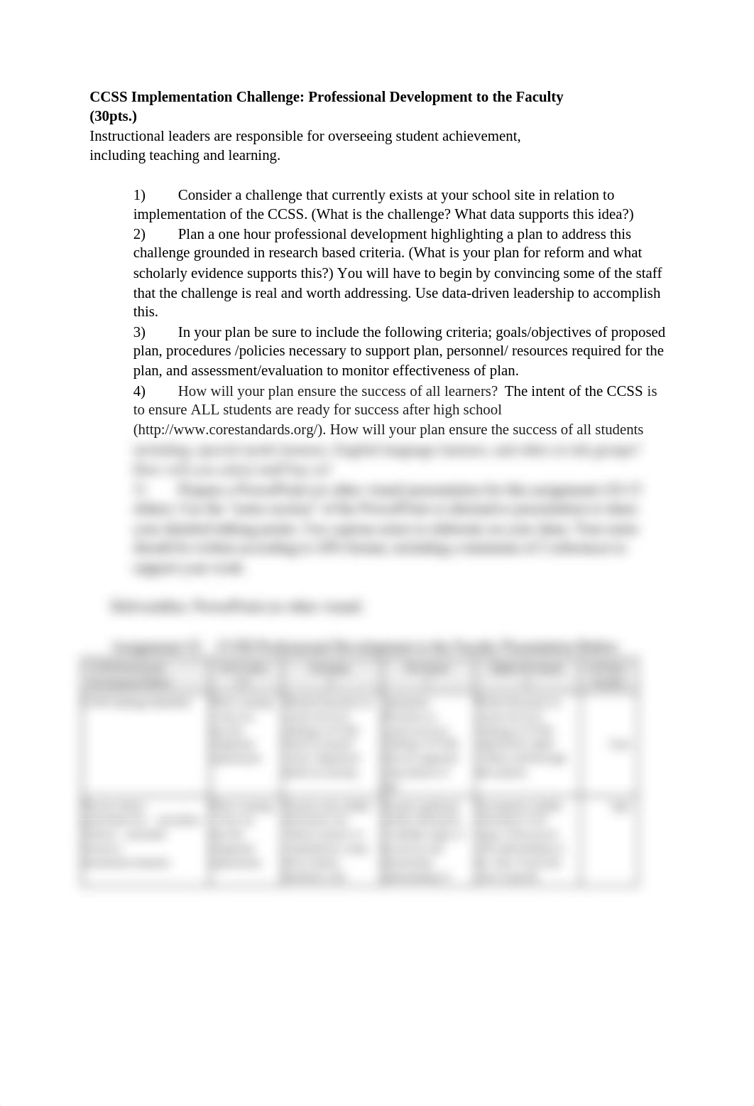 Assignment 2-CCSS Implementation Challenge_ Professional Development to the Faculty Assignment & Rub_dqngr66i6bg_page1