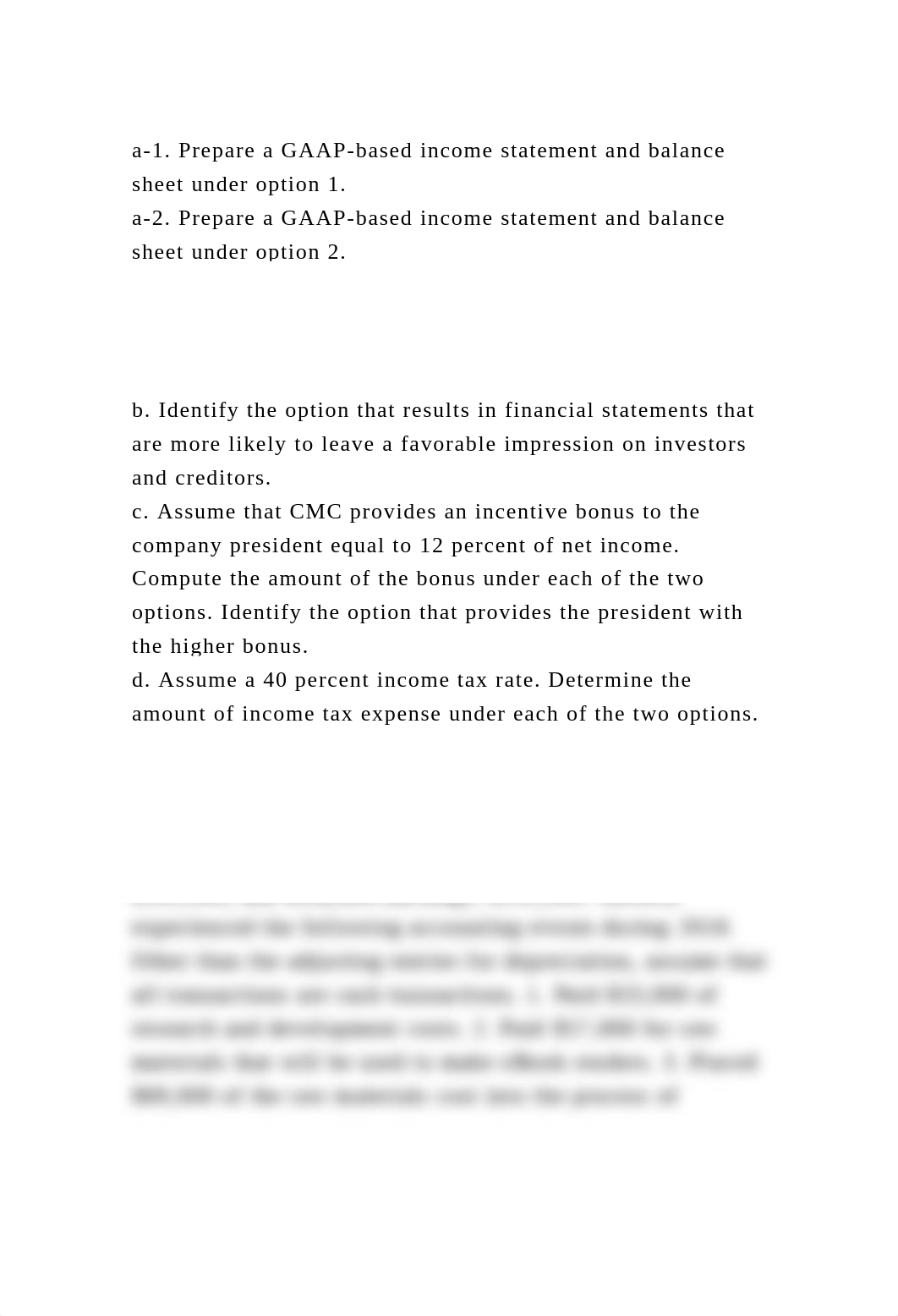 a-1. Prepare a GAAP-based income statement and balance sheet under o.docx_dqni8r4wg5j_page2