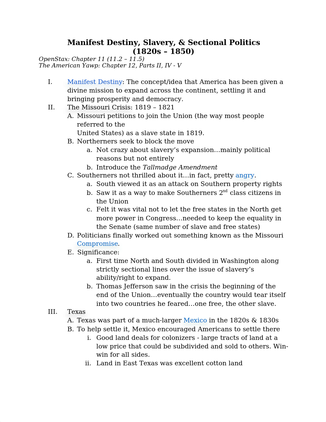 (12) Manifest Destiny, Slavery, & Sectional Politics.docx_dqo7yetti6h_page1