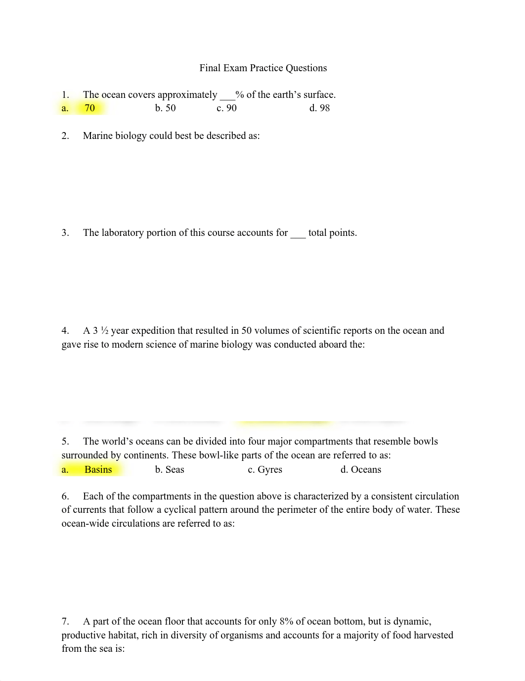 BIO 360 Pratice Exam Questions.pdf_dqo9r7vivai_page1