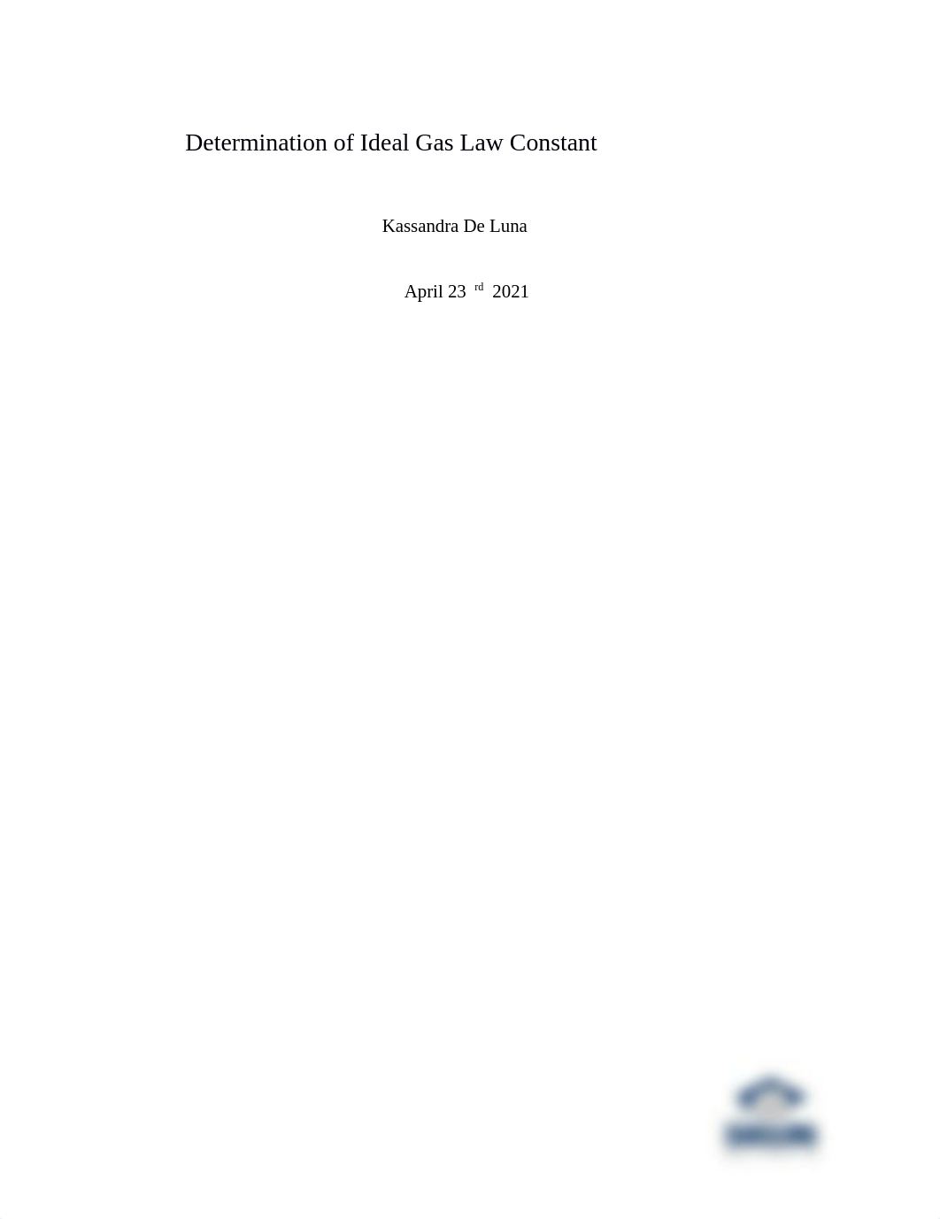 Determination of Ideal Gas Law Constant Lab Report.docx_dqodxg75gly_page1