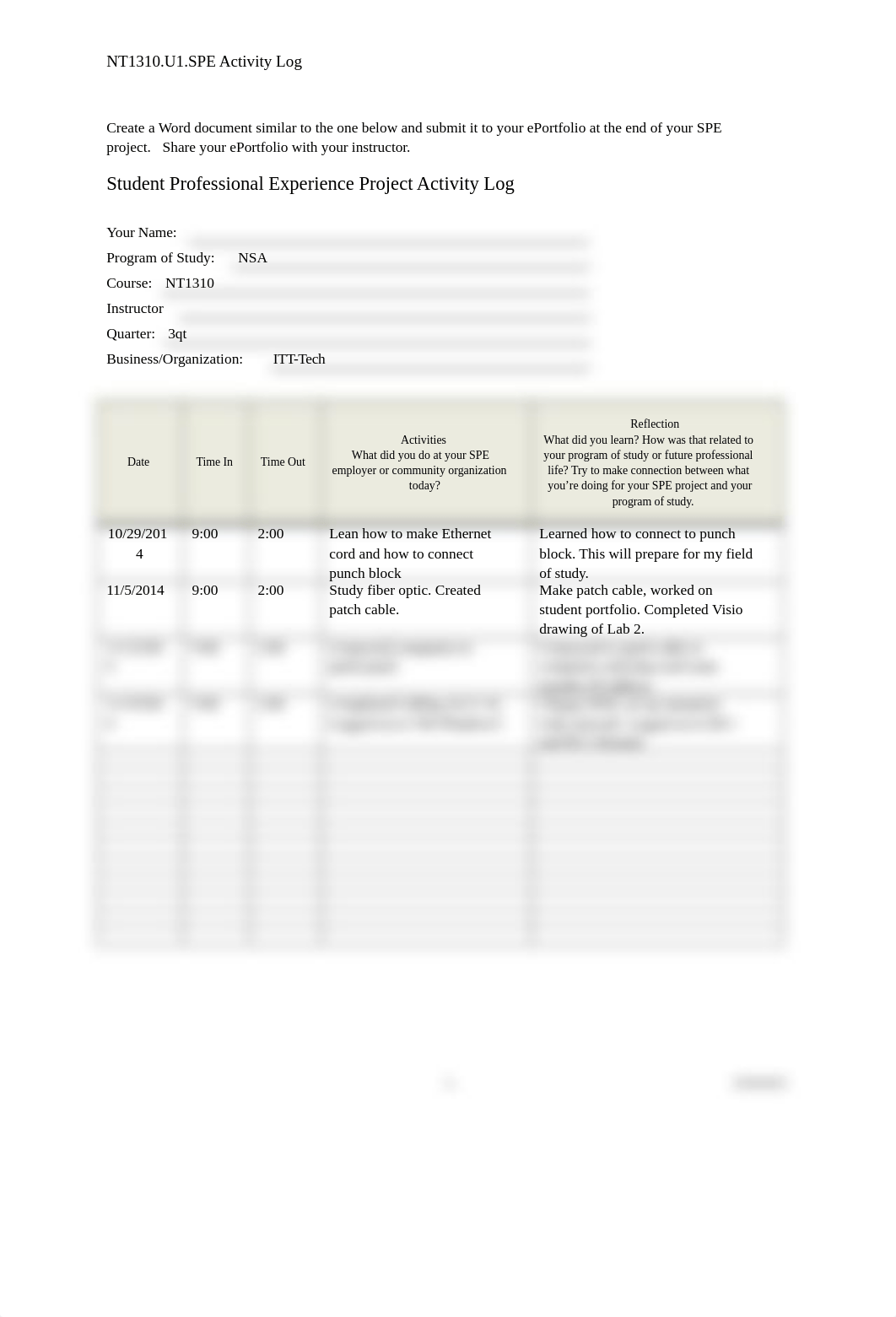 NT1310 U1 SPE Activity Log1_dqow1ipy9wl_page1