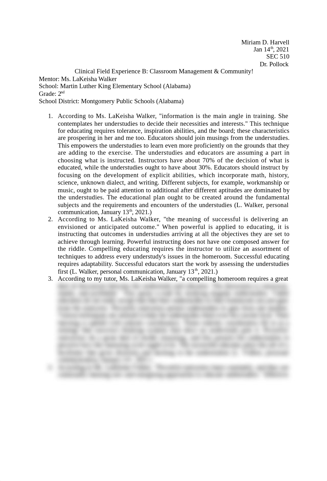 SEC 510 Clinical Field Experience B Classroom Management & Community.docx_dqp014gthsb_page1