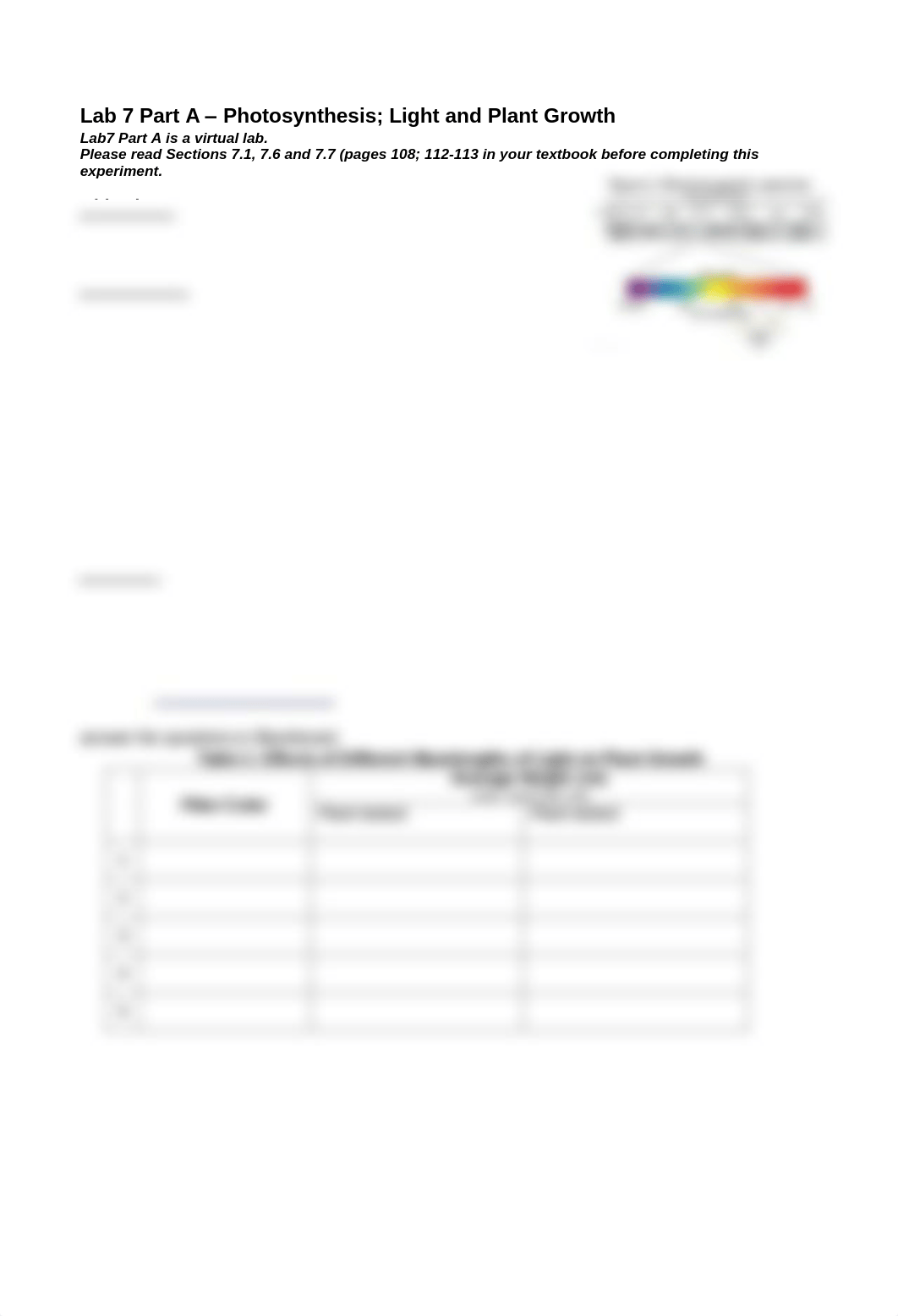 Lab 7 - Photosynthesis;  Light, Plant growth and Paper Chromatography.pdf_dqp0d7a88s8_page1