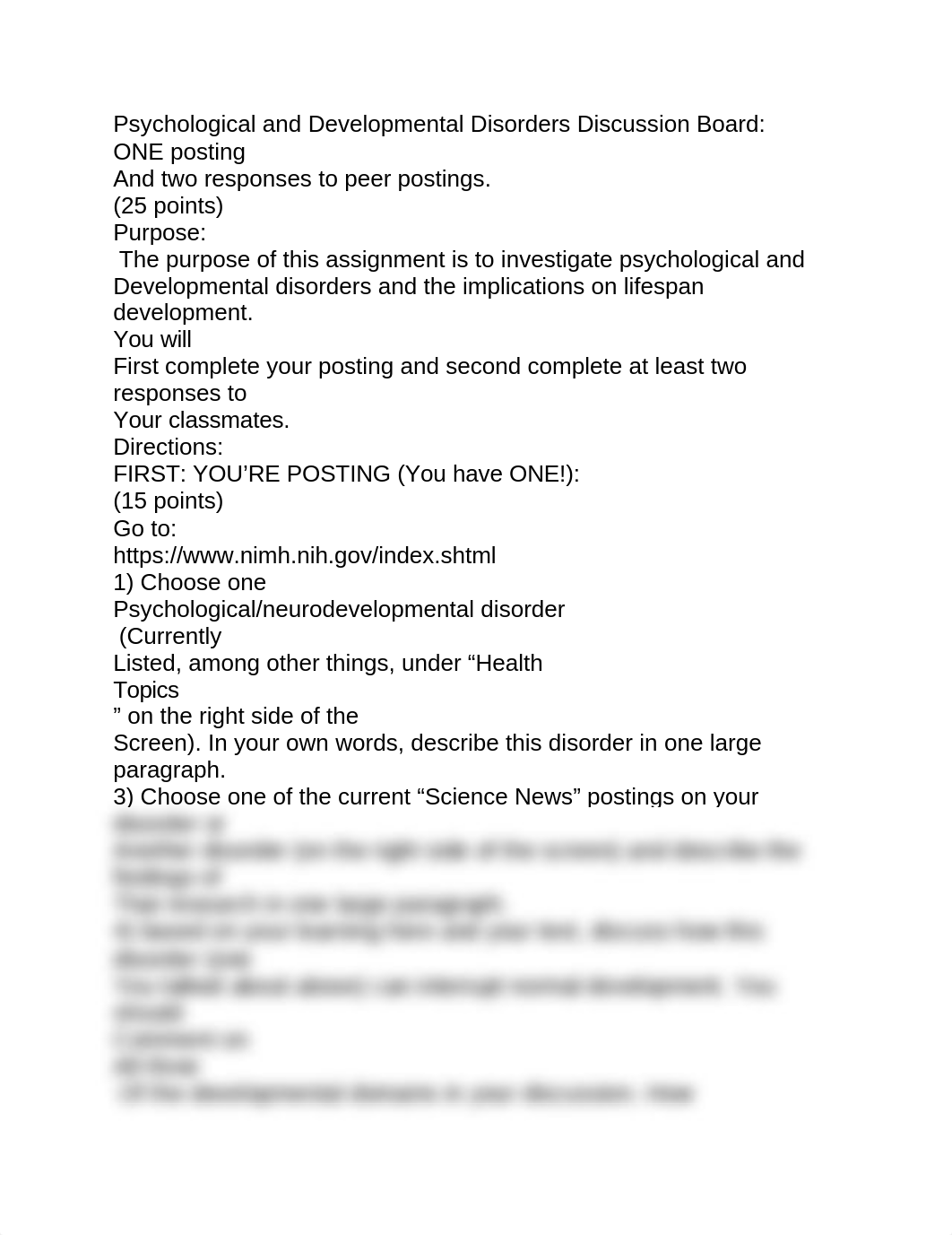 Psychological and Developmental Disorders Discussion Board.docx_dqp2i3832r4_page1