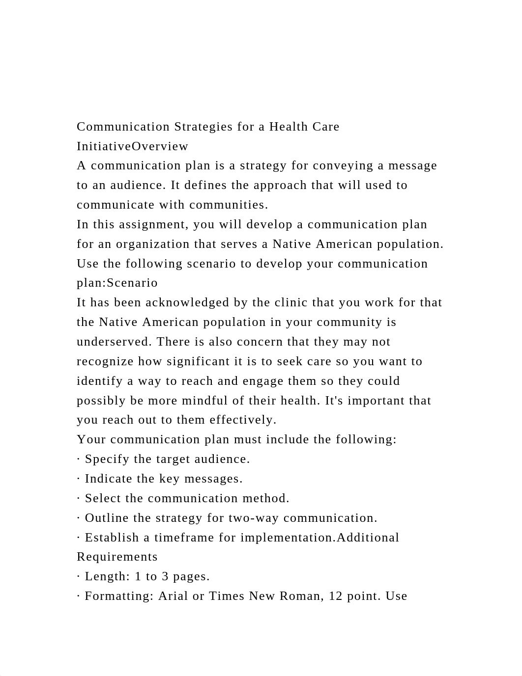 Communication Strategies for a Health Care InitiativeOverviewA.docx_dqp74p6lkll_page2