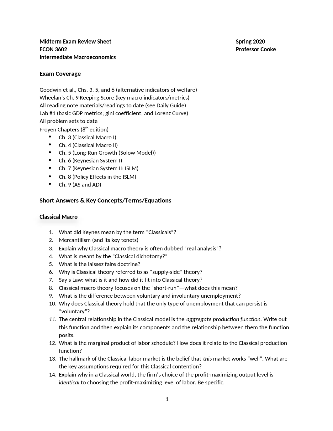 Midterm Exam Review Sheet_ECON 3602_Spring 2020.docx_dqp99s806p0_page1