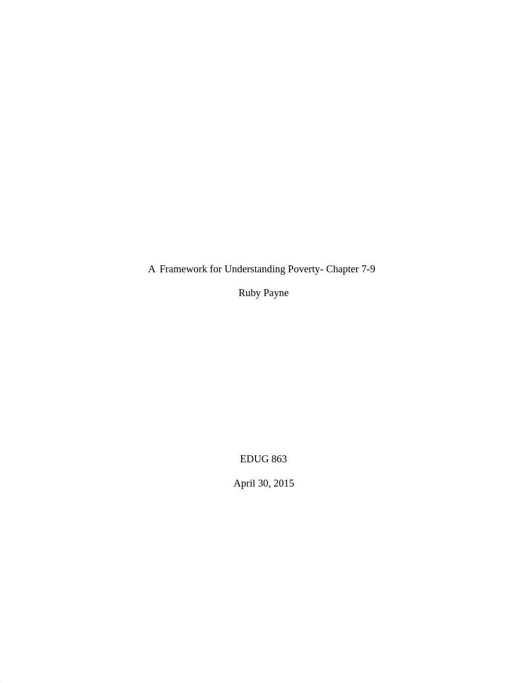 EDUG 863 A Framework for Understanding Poverty.doc_dqpswllte7l_page1