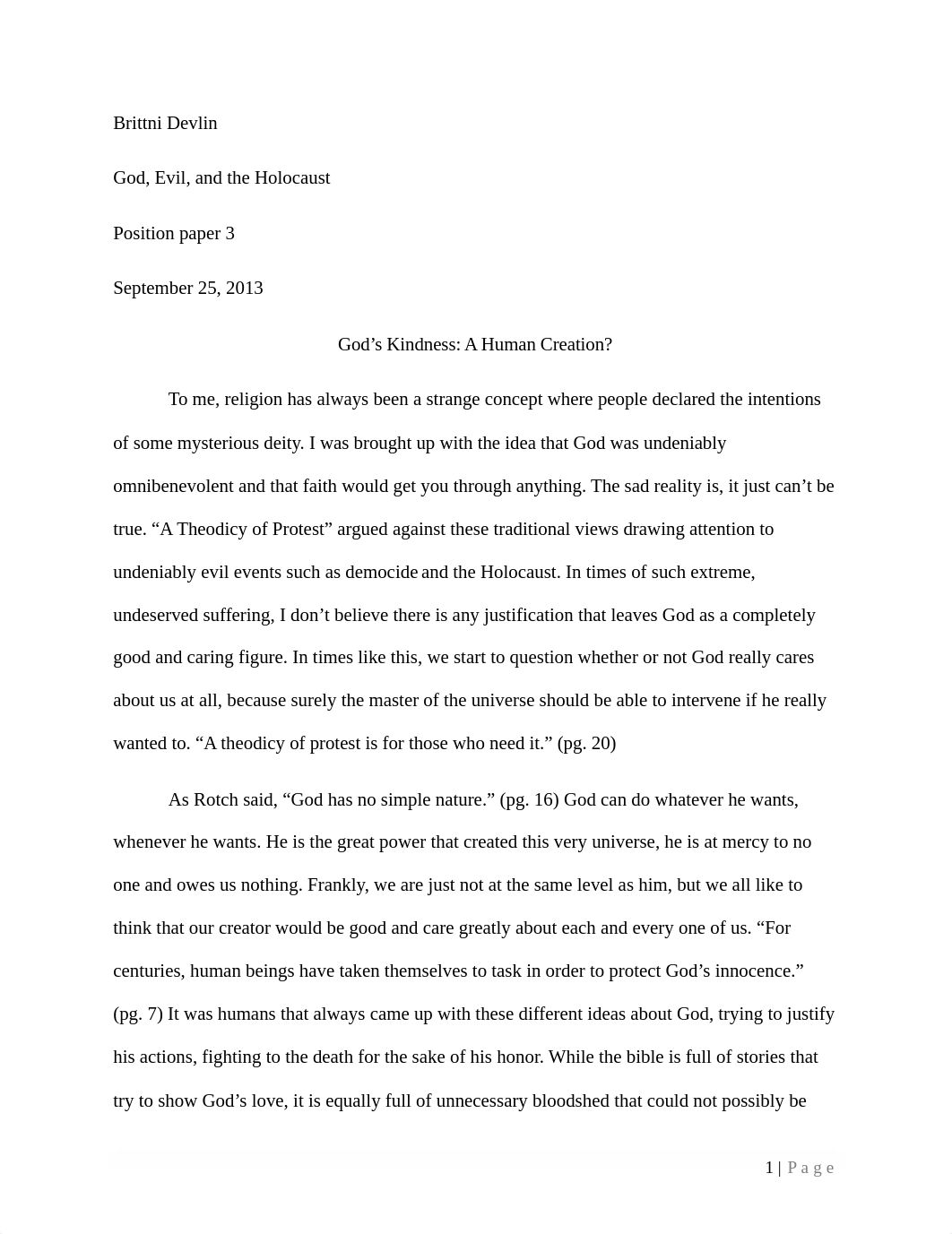 God, Evil, and the Holocaust Position Paper 3_dqq0uwp4jdv_page1