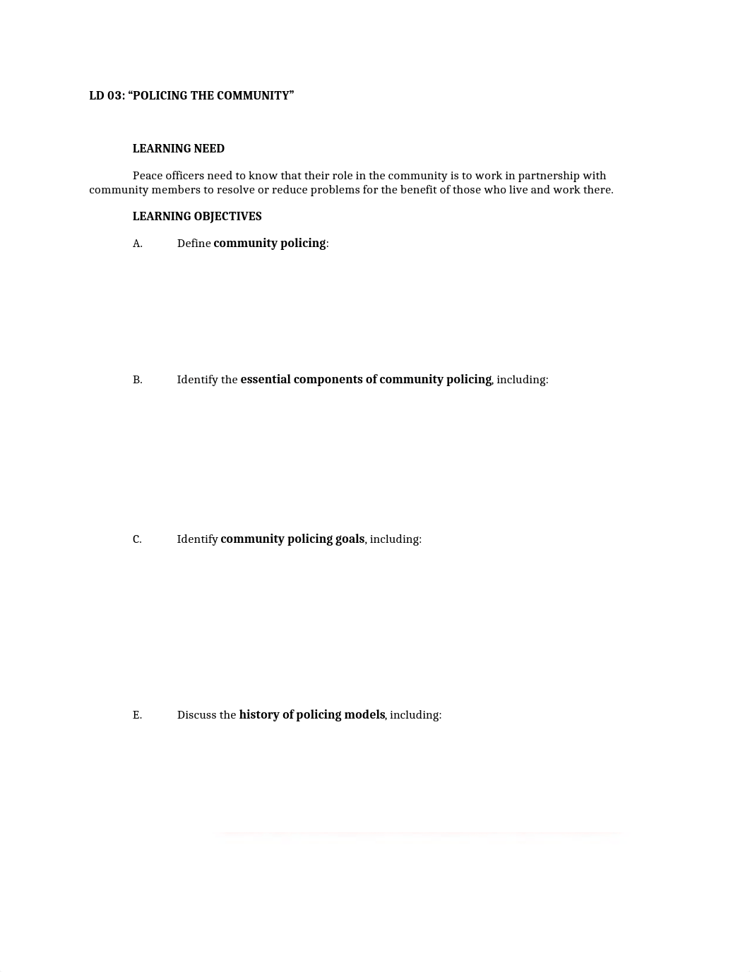 LD 03 - POLICING THE COMMUNITY -  STUDY GUIDE - Copy.docx_dqq1rd73cvb_page1