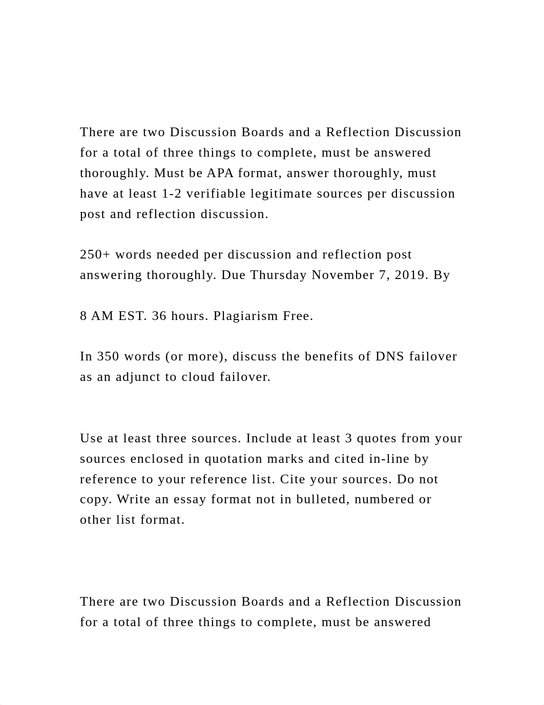 There are two Discussion Boards and a Reflection Discussion for .docx_dqq9eh482fl_page2