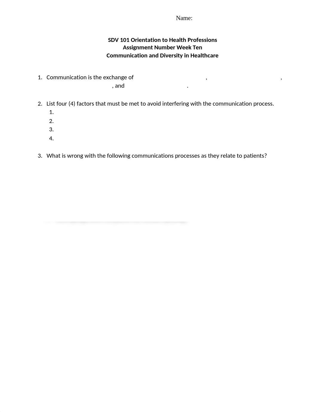 SDV 101 - Communication and Diversity in Healthcare Week 10.docx_dqqbgopzw8b_page1