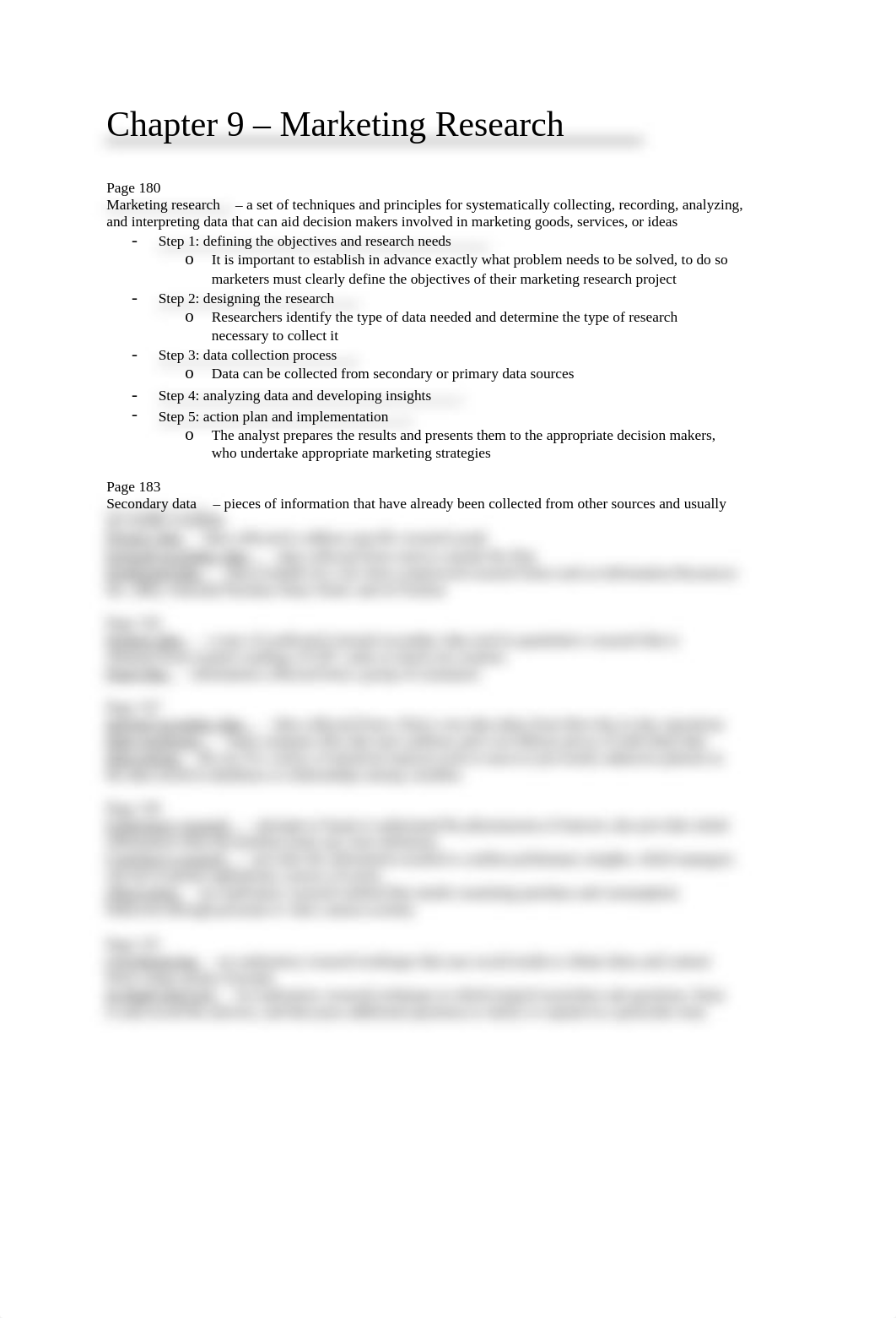 Study Guide - Chapter 9 - Marketing Research_dqqeg17qcr8_page1