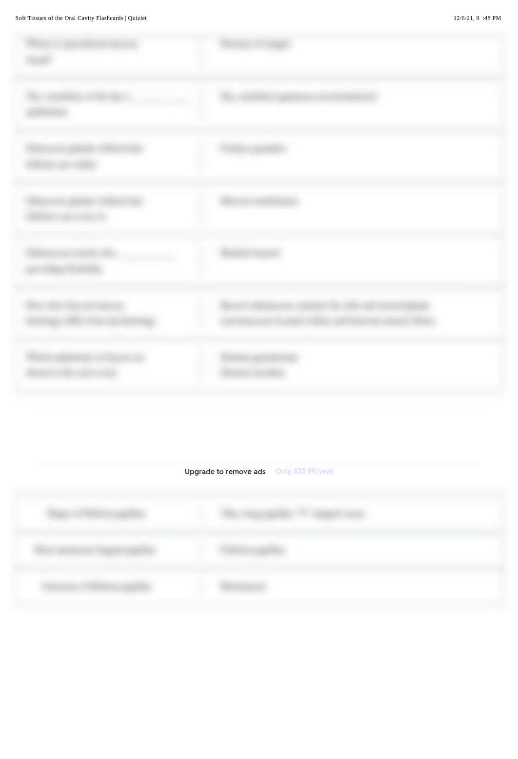 Soft Tissues of the Oral Cavity Flashcards | Quizlet.pdf_dqqgb3xngv2_page2