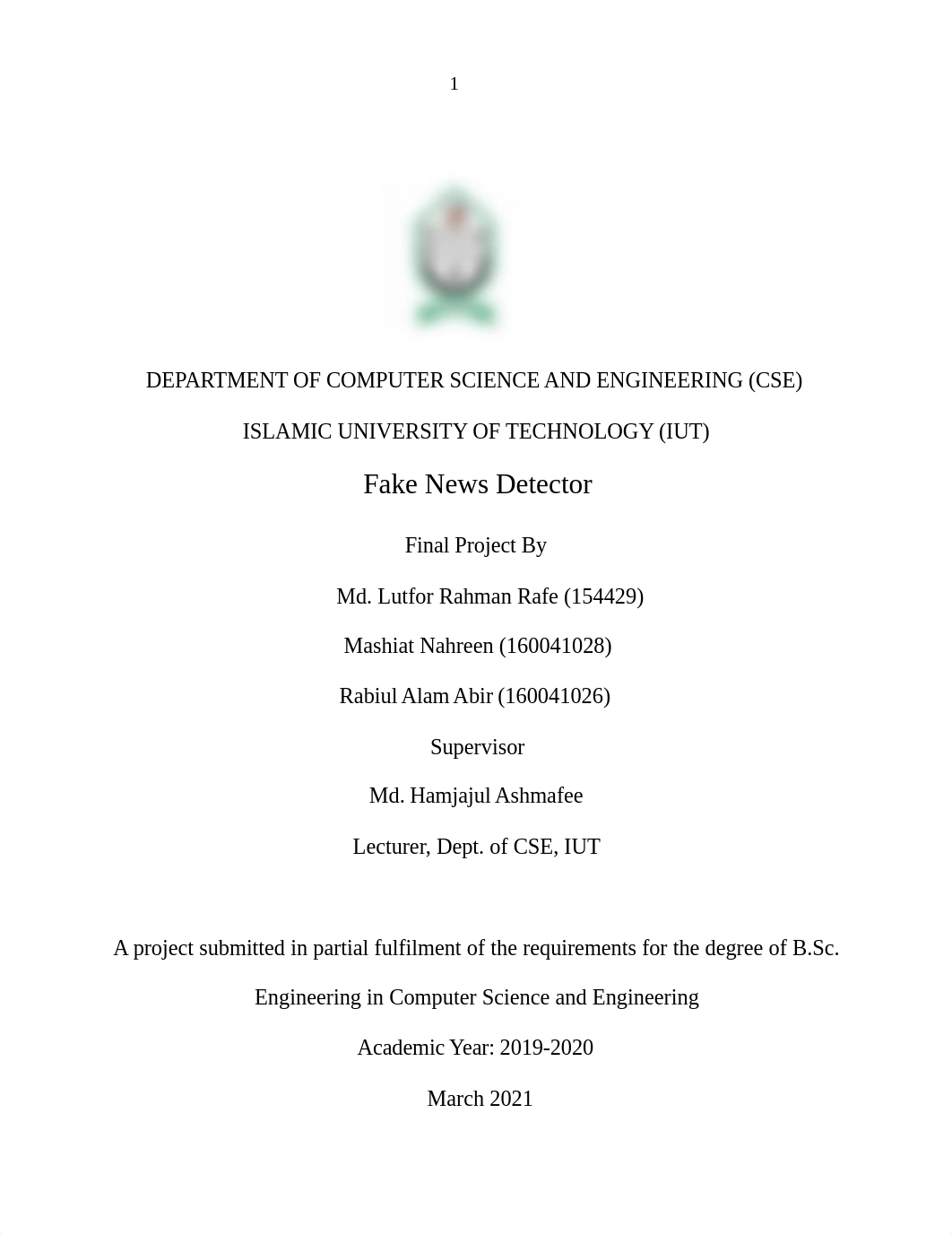 Fake News Detector _ Final Project Report _ (154429, 160041026, 160041028) (2) - Md. Rabiul Alam ,16_dqqhiux0ckh_page1