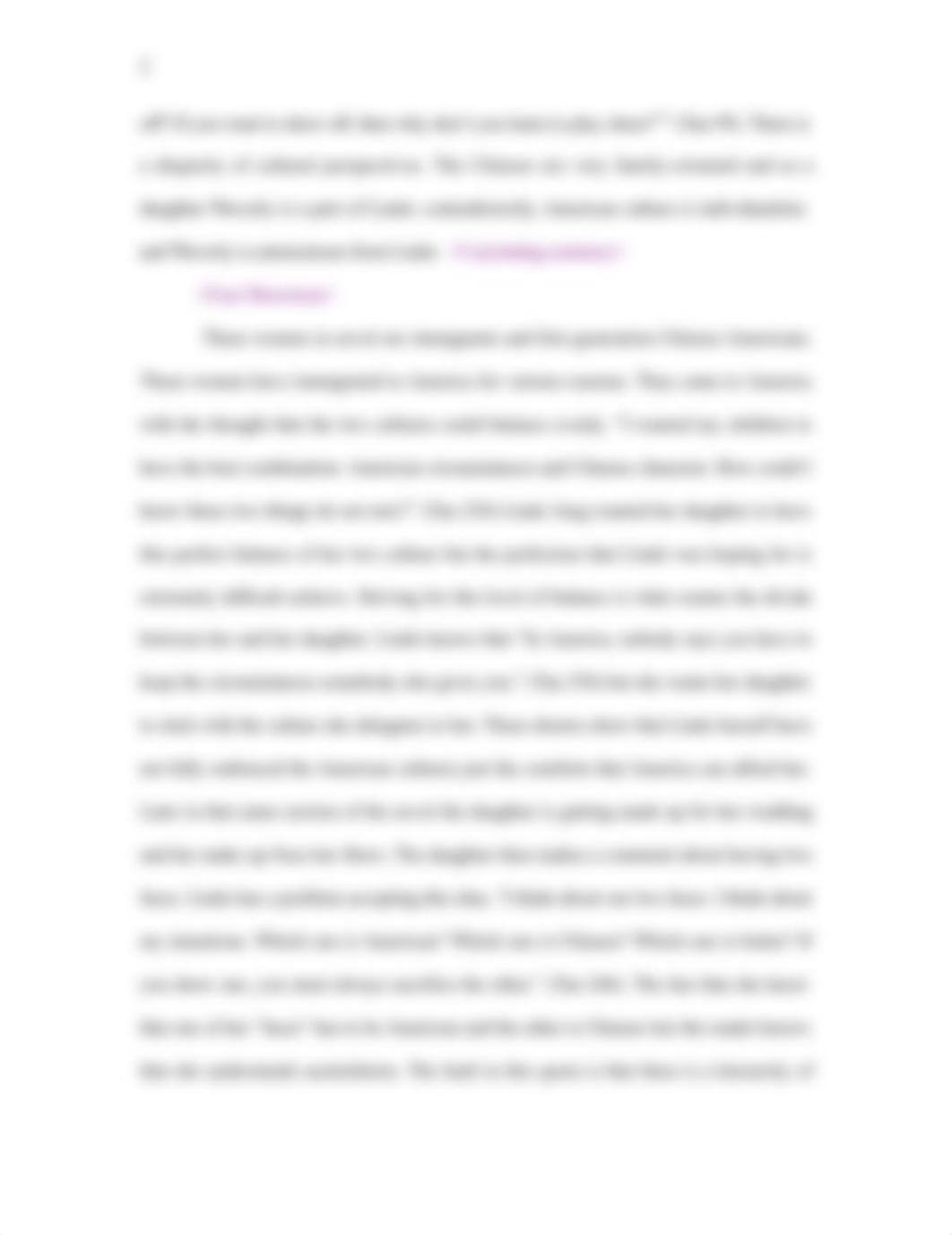 Waverly and Lindo Jong's Struggle to find Cultural Balance in the Matrilineal Relations in Amy Tan's_dqqr3fd2ez8_page2