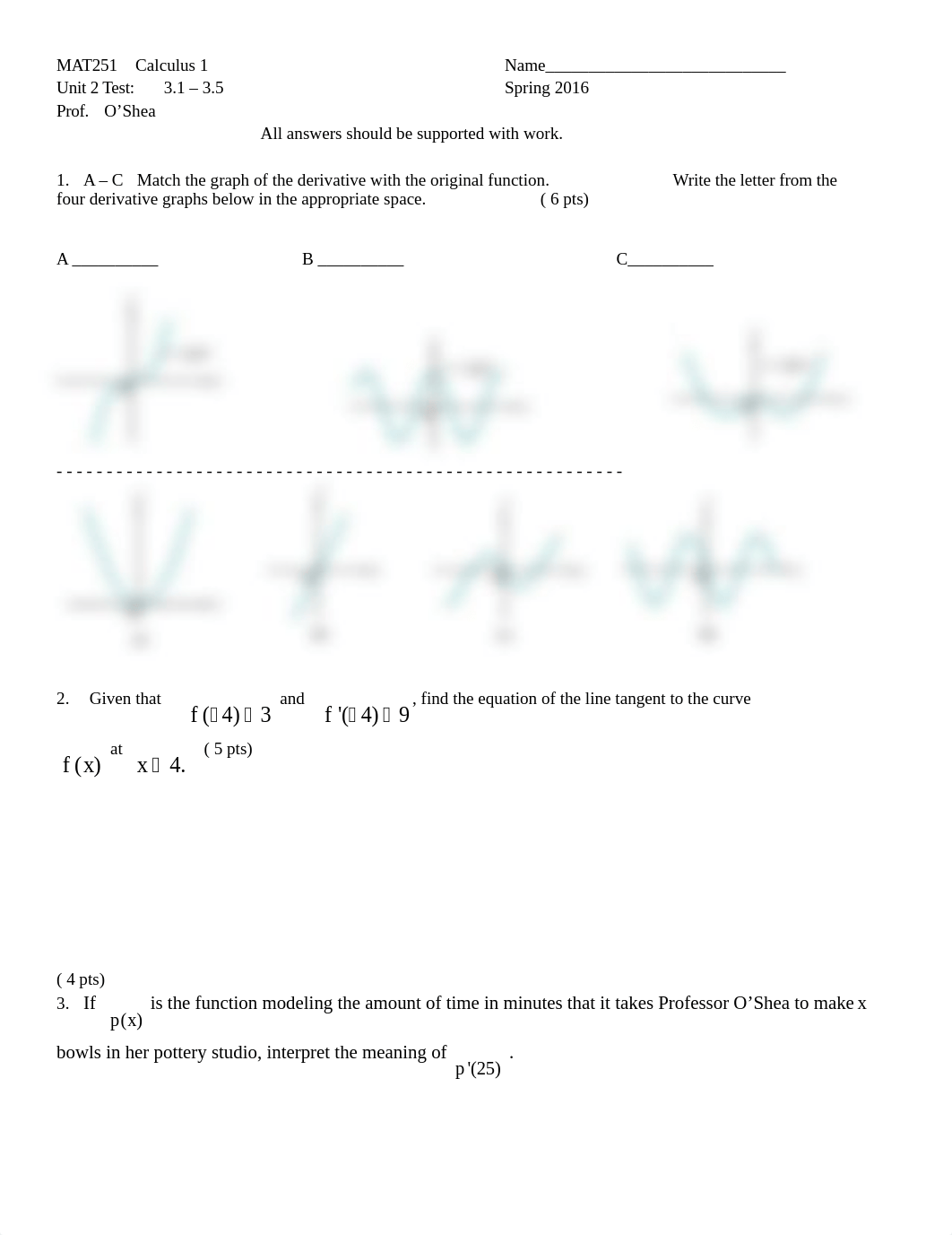 MAT251  UNIT 2 TEST 3.1 - 3.5  S16_dqqvdt5czmx_page1