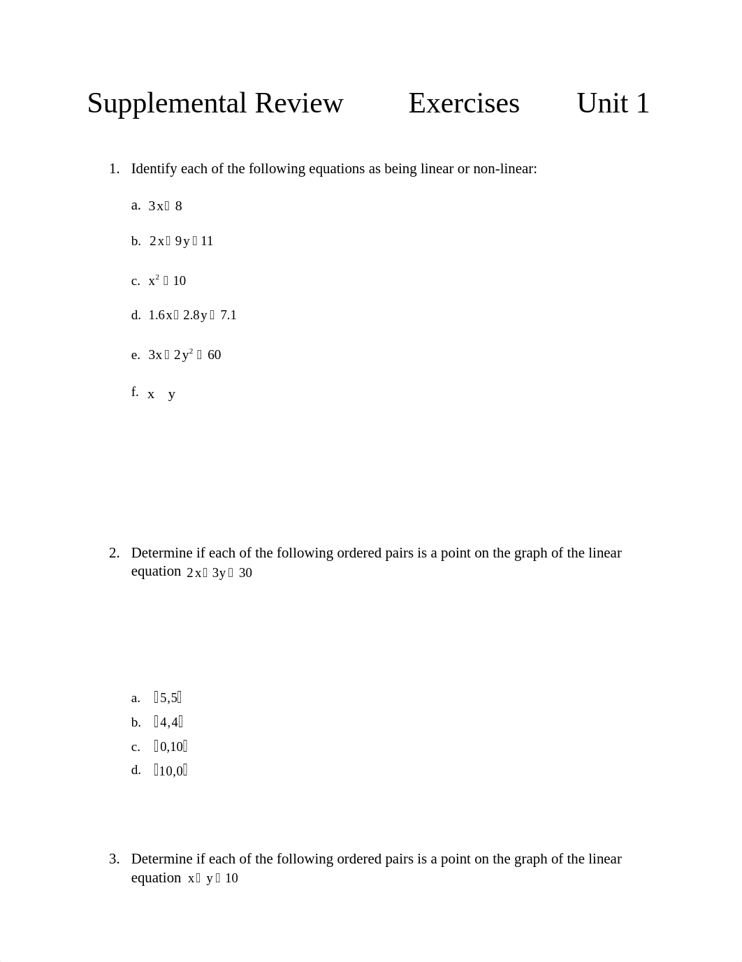 MTH131 Supplemental Review Exercise Unit 1.pdf_dqqvrthu4dc_page1