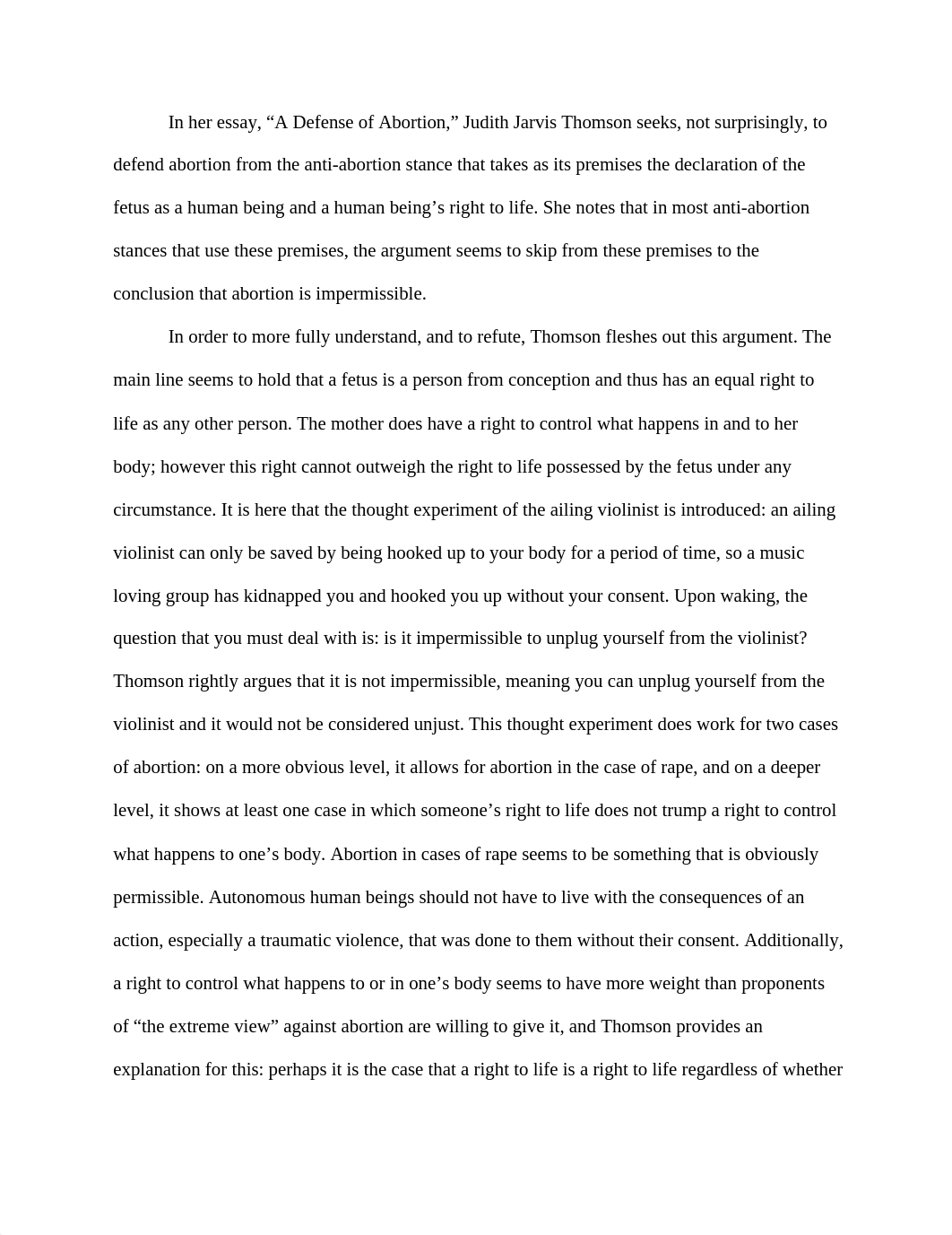 Thomson on Defense of Abortion Analysis_dqqyygwlun6_page1