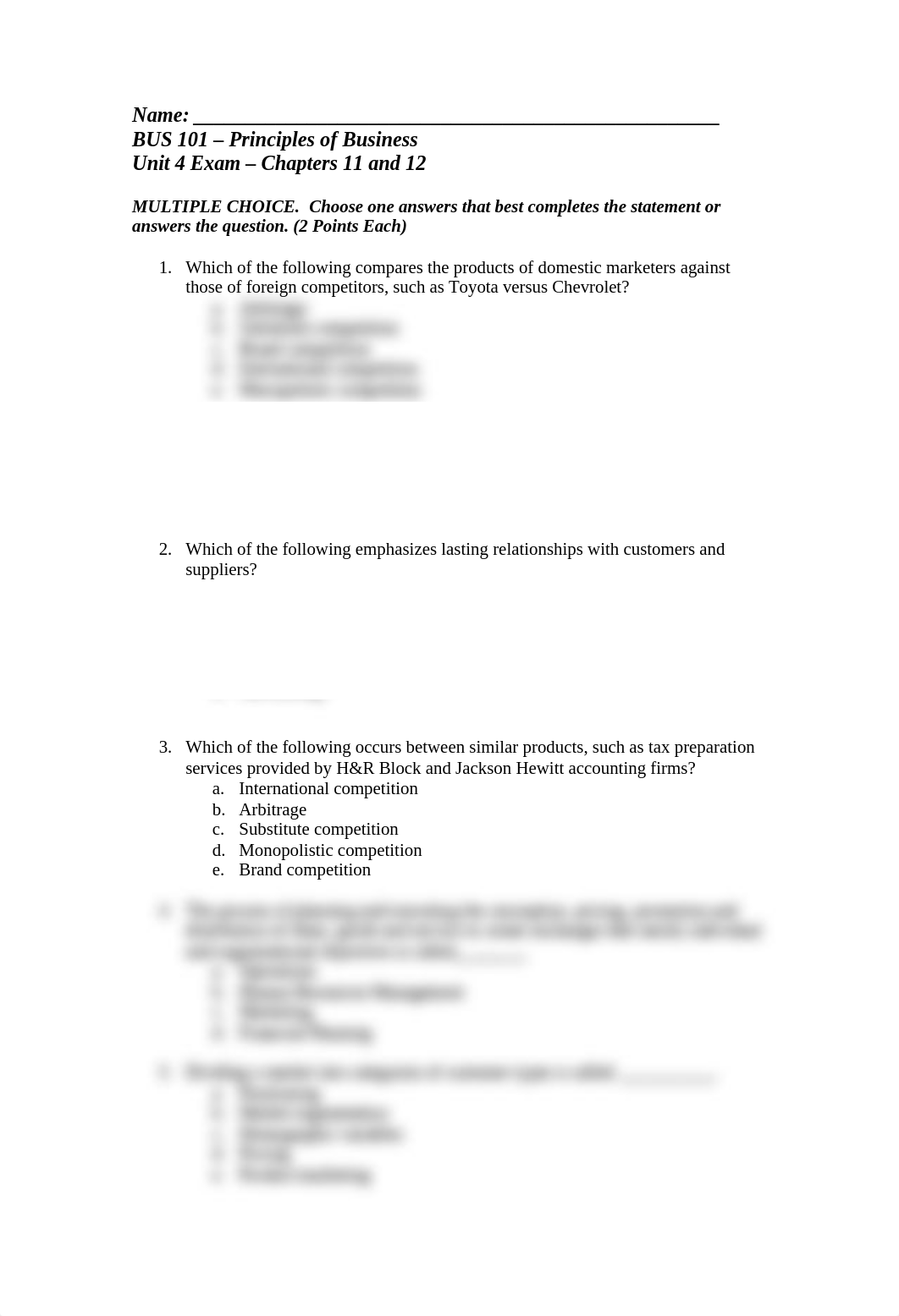 BUS 101 - Unit 4 Exam (F16)_dqr5pwtgipw_page1