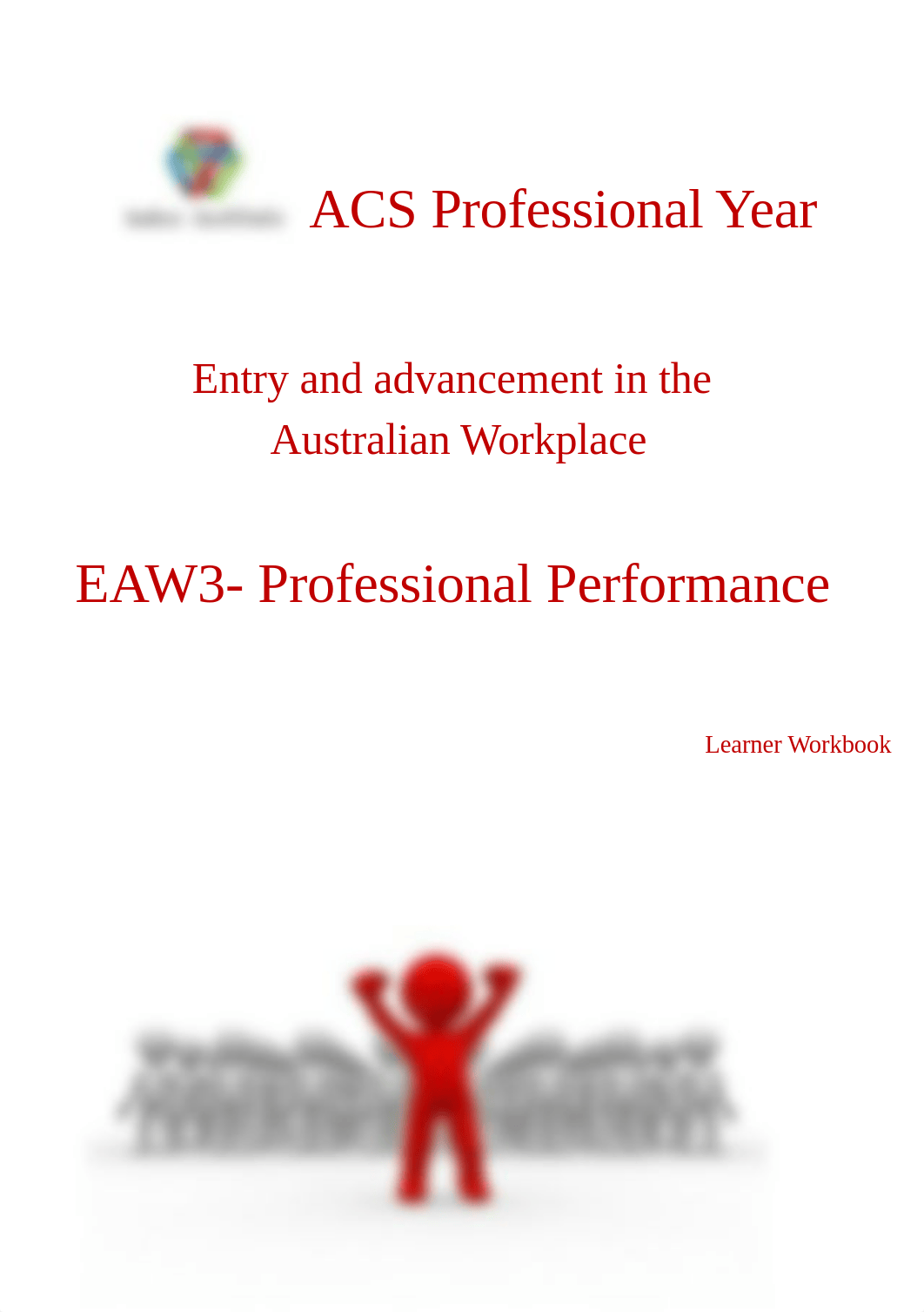 EAW3 Professional performance BSBDIV301 Learner Workbook V1.4 - Work with Diversity.docx_dqrcnqfrk7y_page1