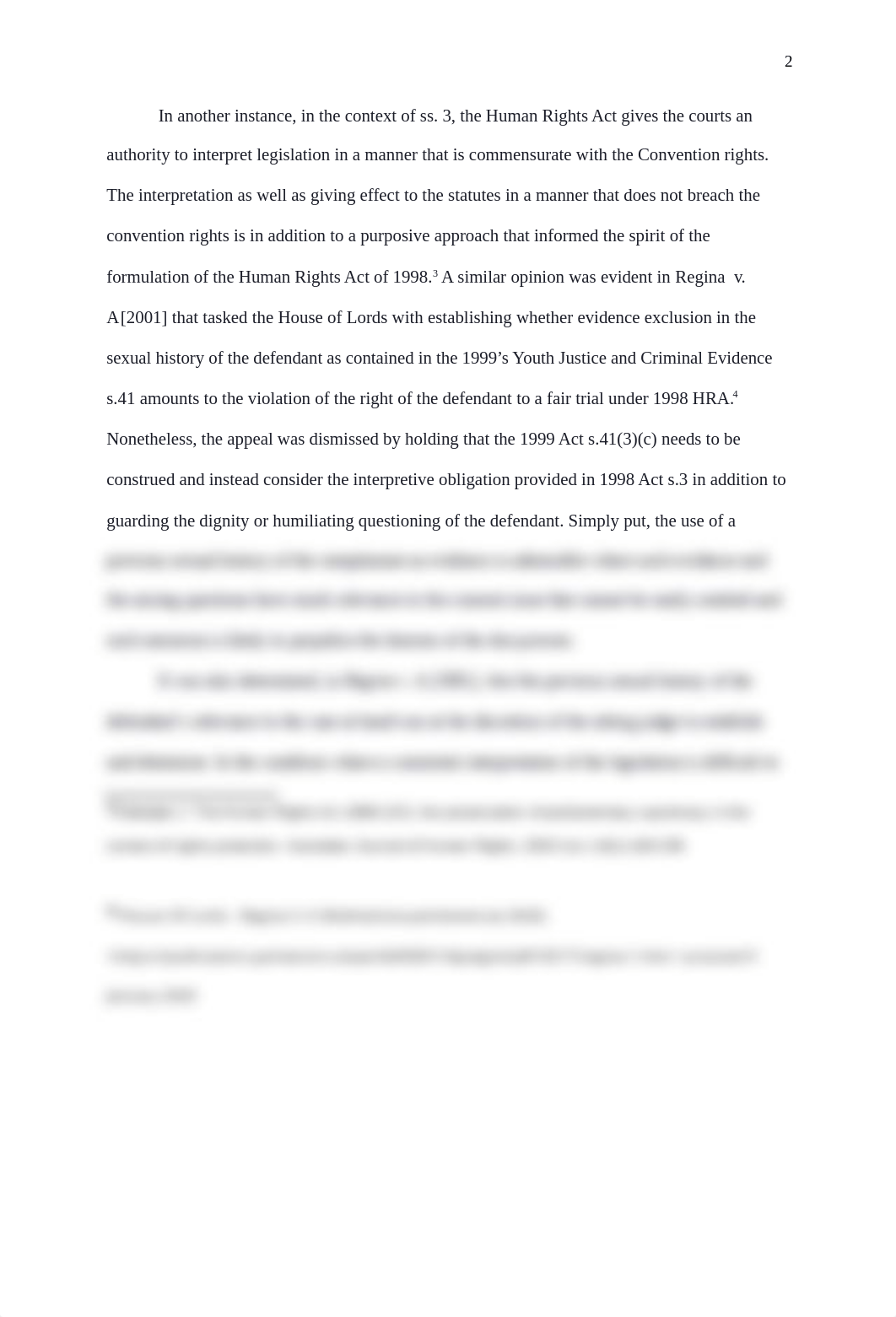 the impact of ss.3 and 4 of the HRA 1998 on parliamentary sovereignty.docx_dqrhbqh2ot7_page3