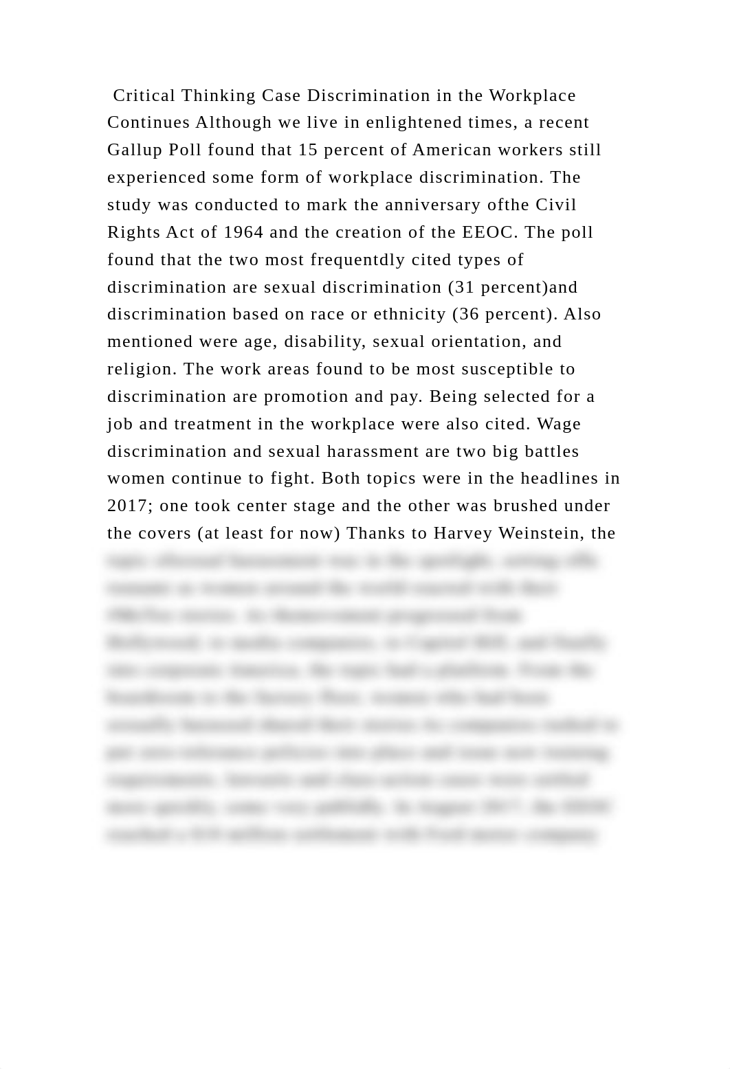 Critical Thinking Case Discrimination in the Workplace Continues Alth.docx_dqrltvl4vpd_page2