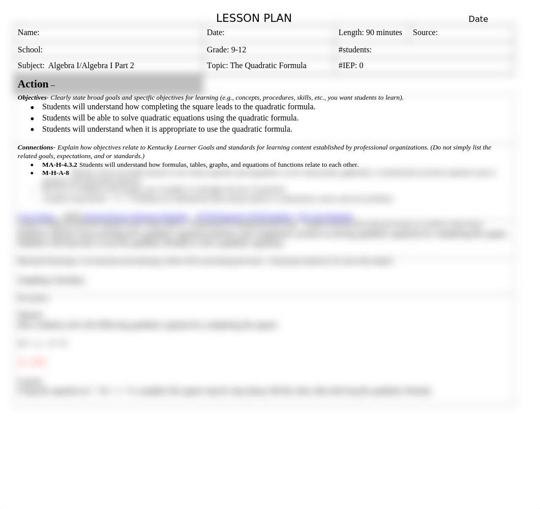 4a Quadratic Formula Lesson Plan.doc_dqrtda0mzkx_page1