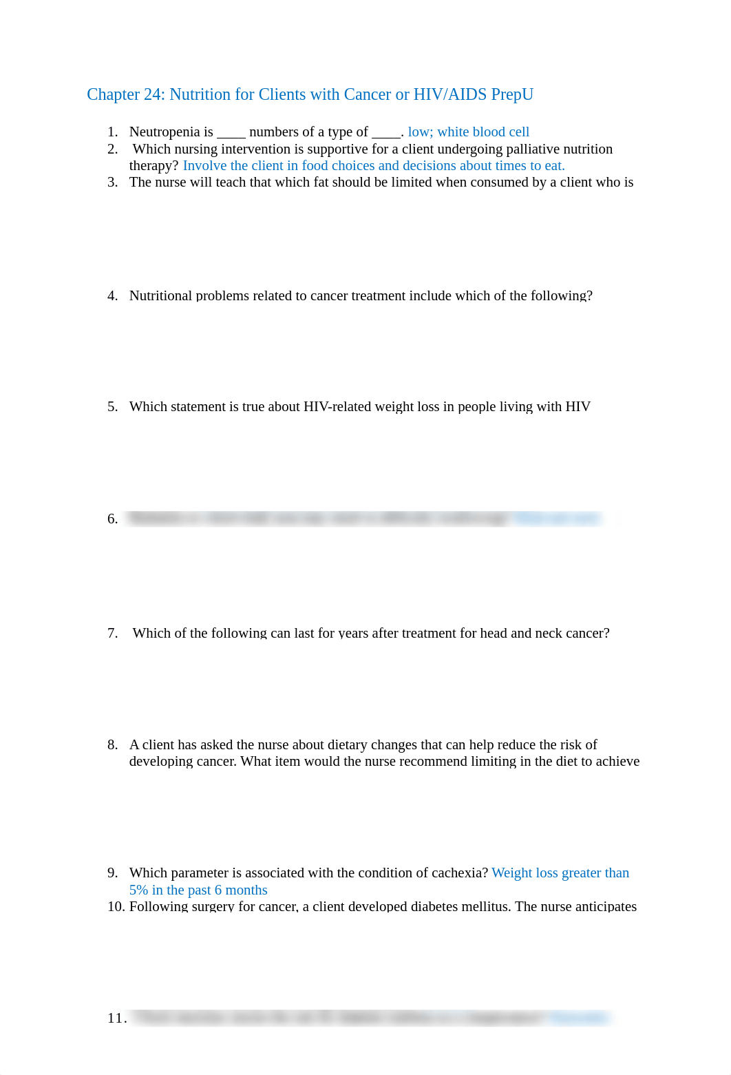 Chapter 24- Nutrition for Clients with Cancer or HIV:AIDS PrepU.docx_dqs3v3zdu8s_page1