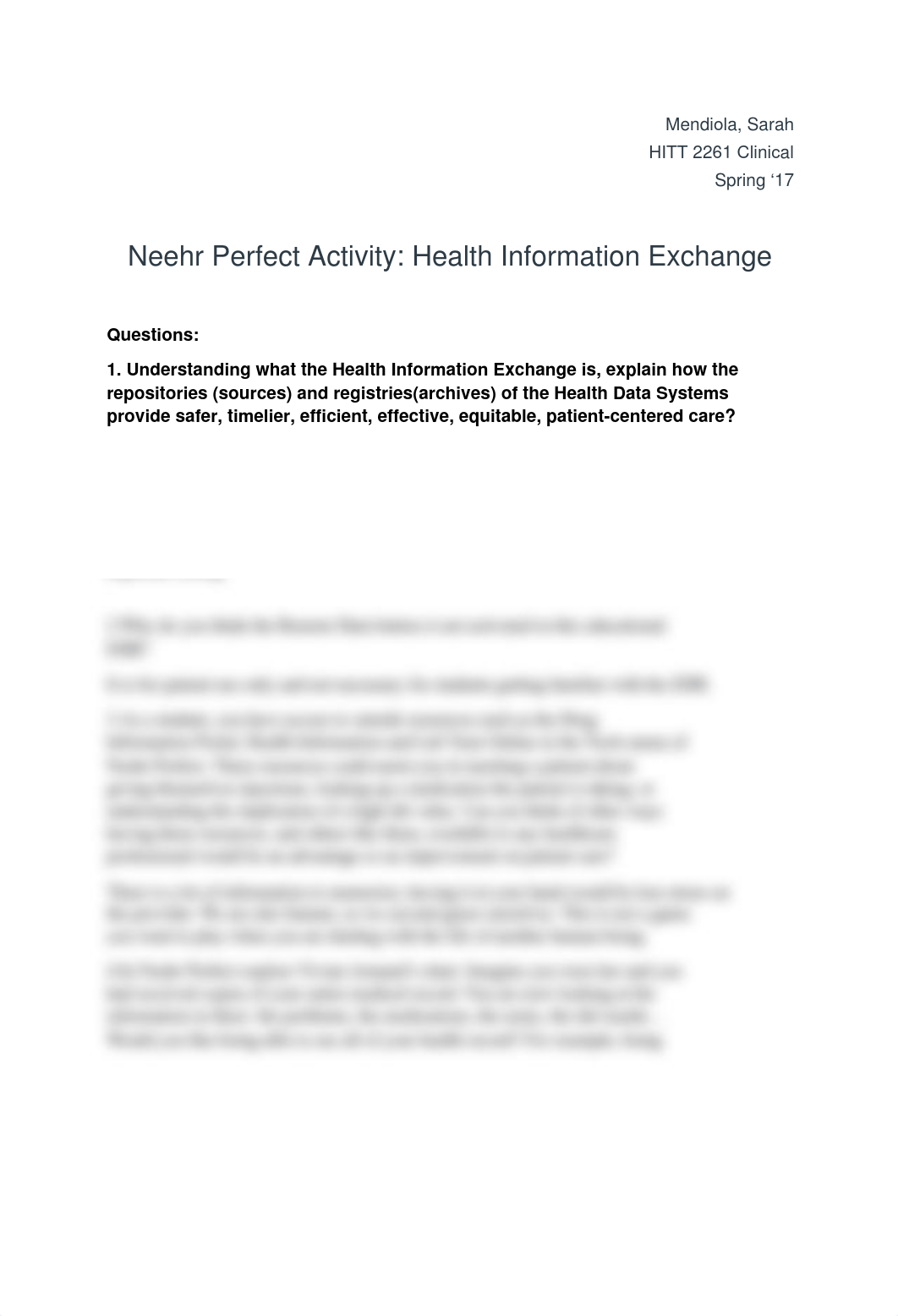 Mendiola.Sarah. NeehrPerfectActivity-Health Information Exchange.docx_dqs44dvf195_page1