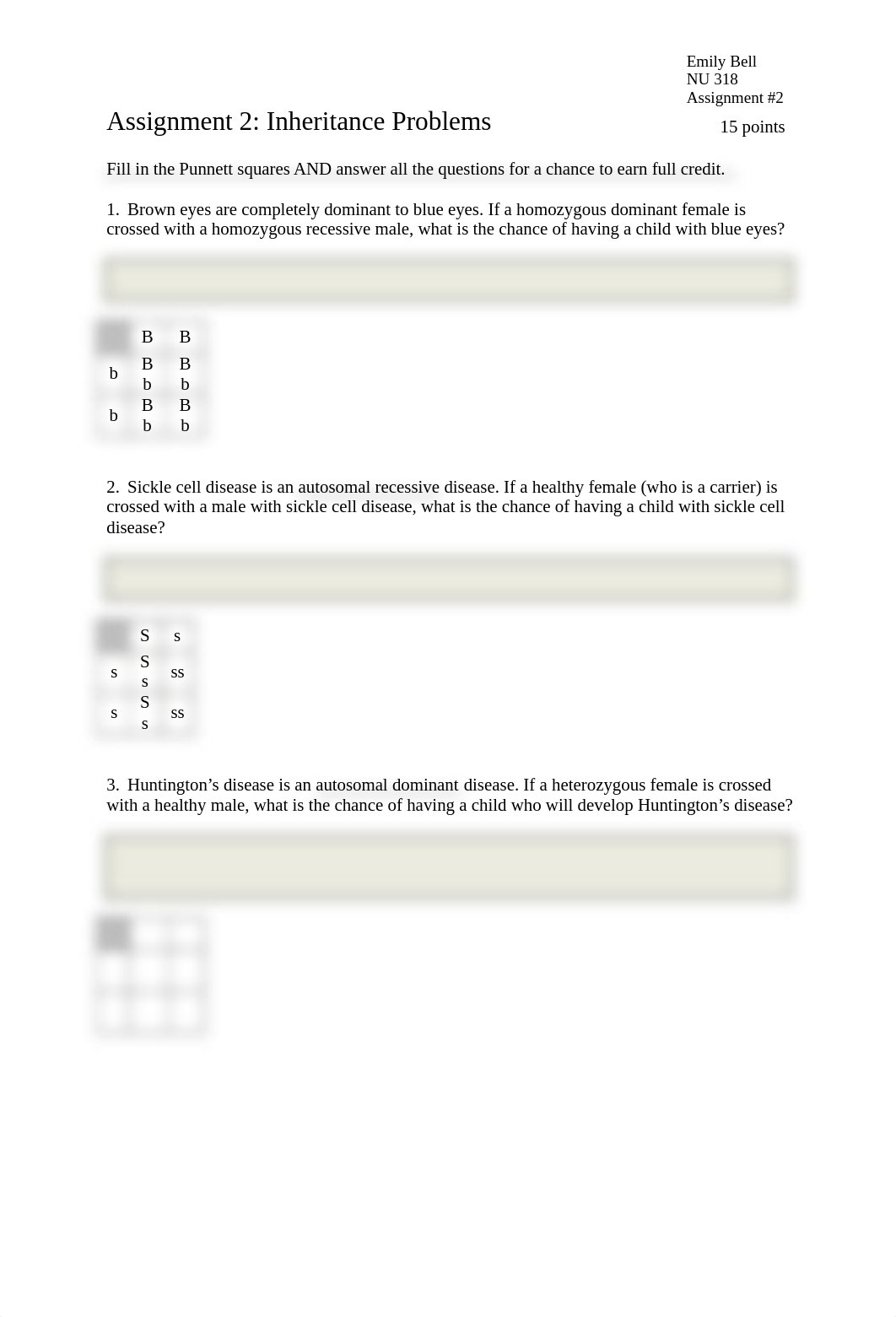 NU 318 Assignment #3 Punnett Square .docx_dqs8e00pgle_page1