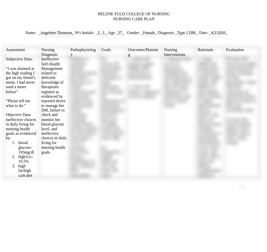 Example of Nursing care plan by Angelene Thomson.docx_dqt8k9dby1b_page2