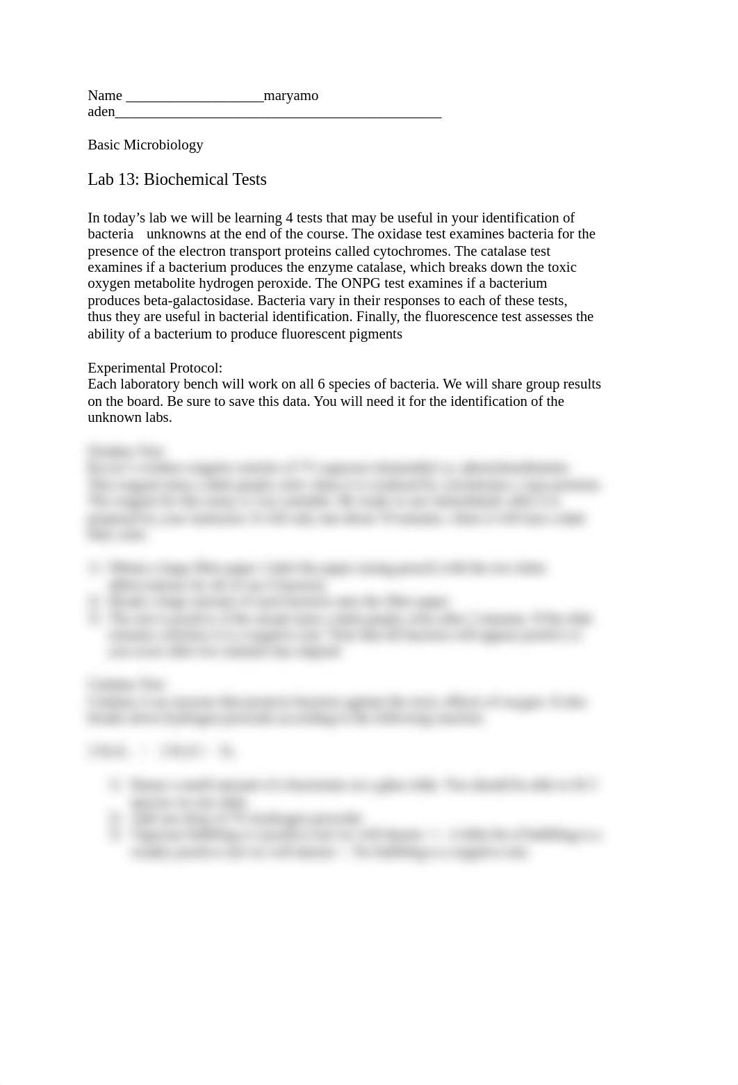 Micro Lab 13  Biochemical Tests.docx_dqtbe6rlkgk_page1