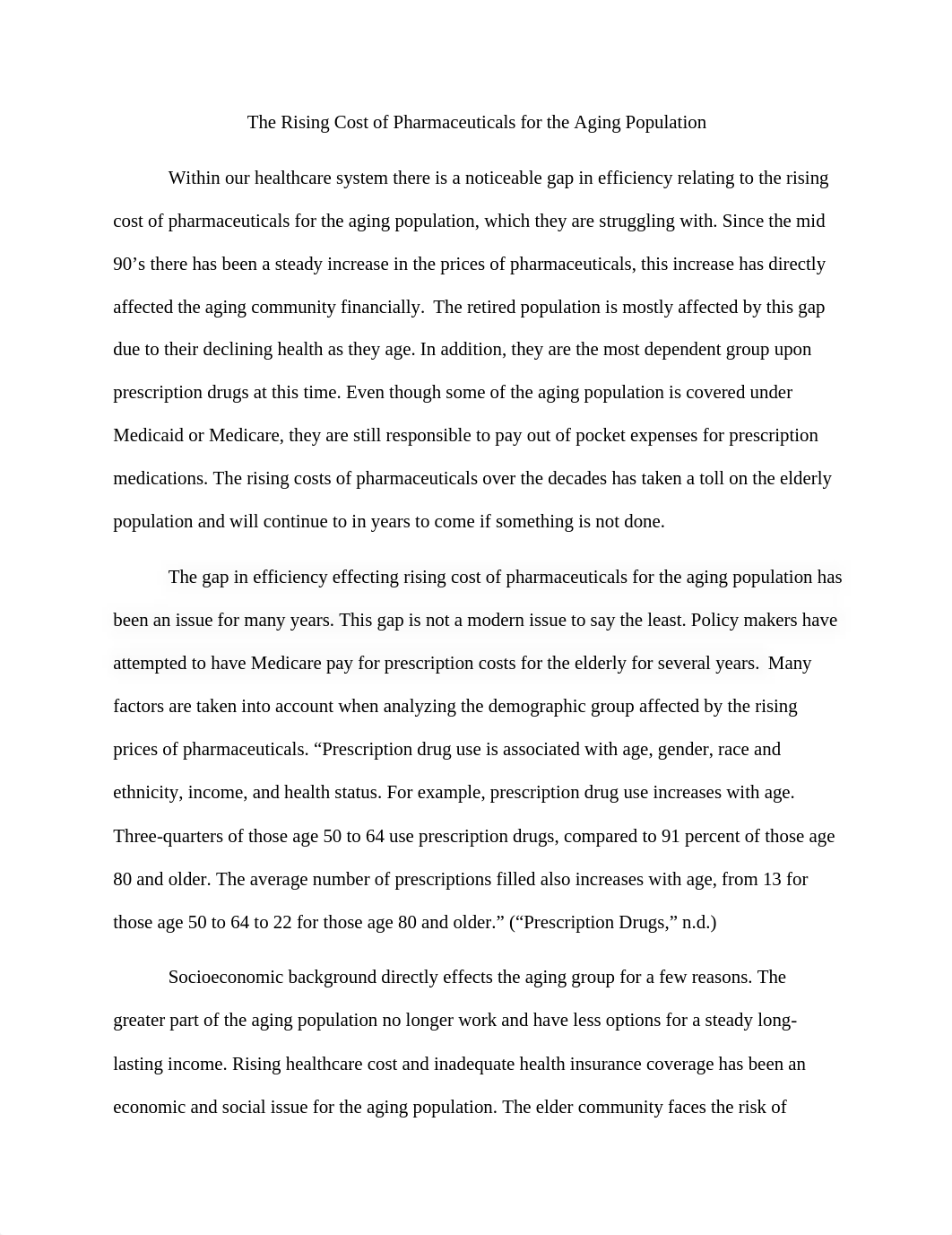 The Rising Cost of Pharmaceuticals for the Aging Population Final.docx_dqtewzurkdf_page1