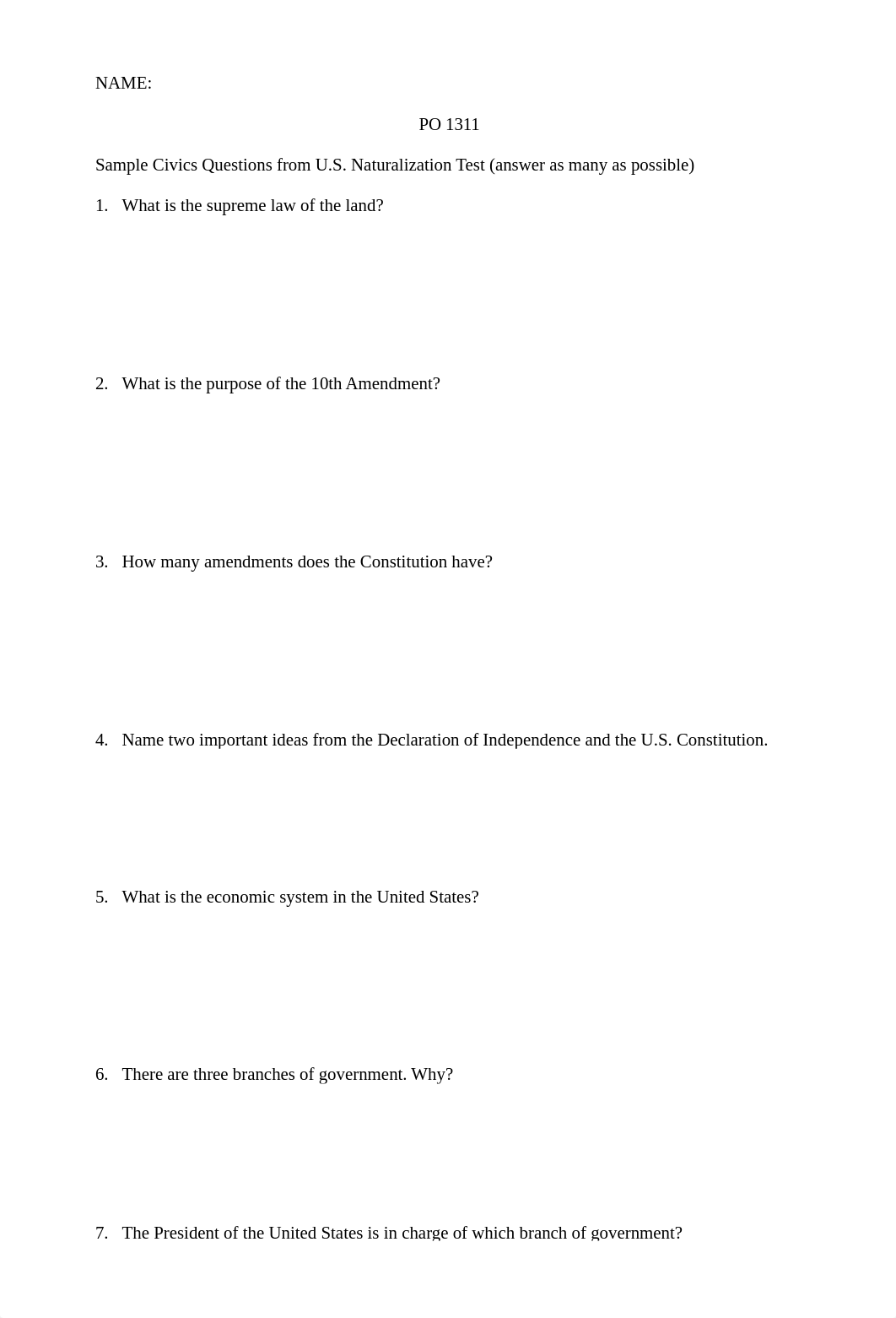 Sample civics questions for naturalization test.docx_dqtymdeb9s8_page1