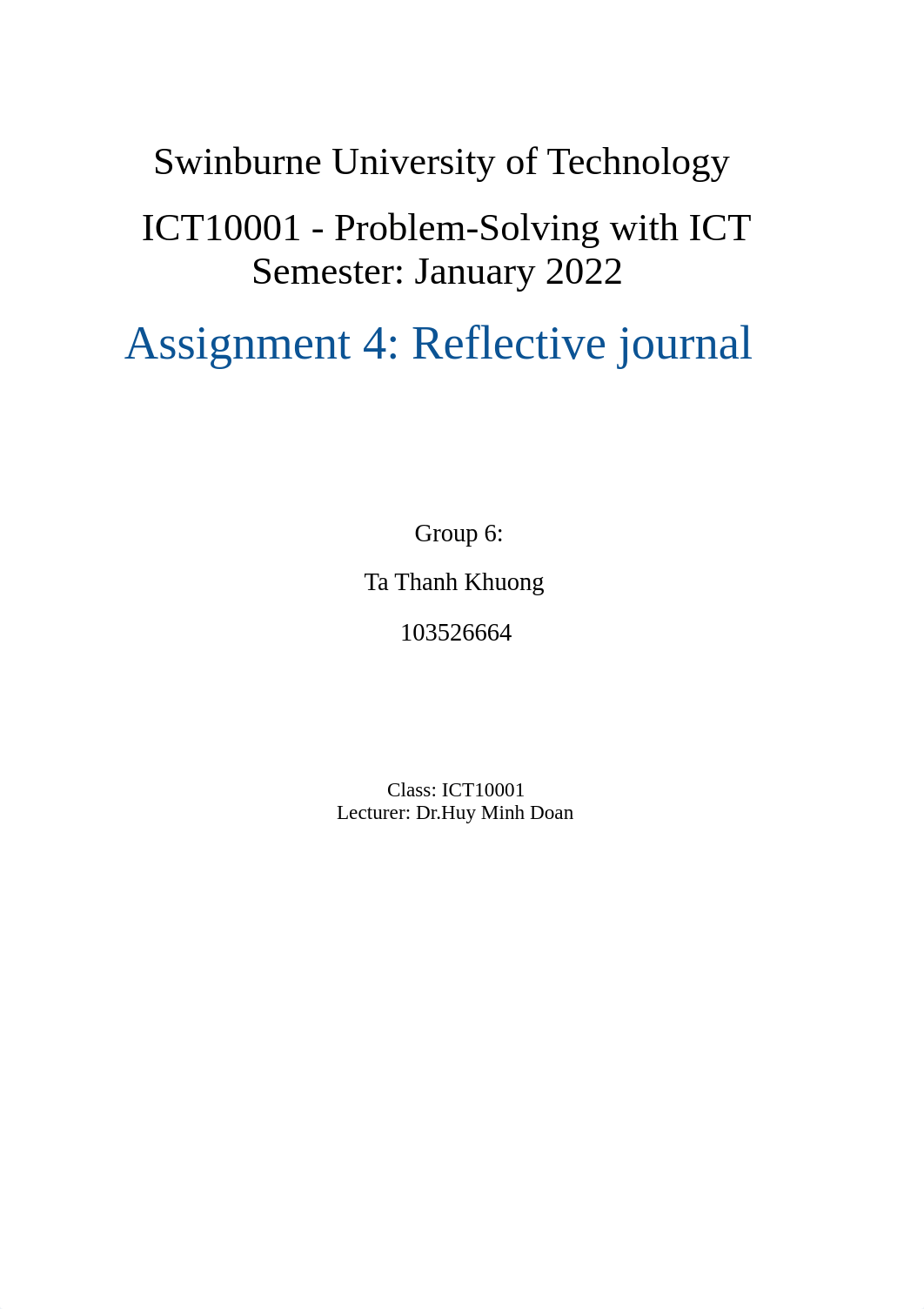 ICT10001 Reflective journal.pdf_dqu23k04zpj_page1